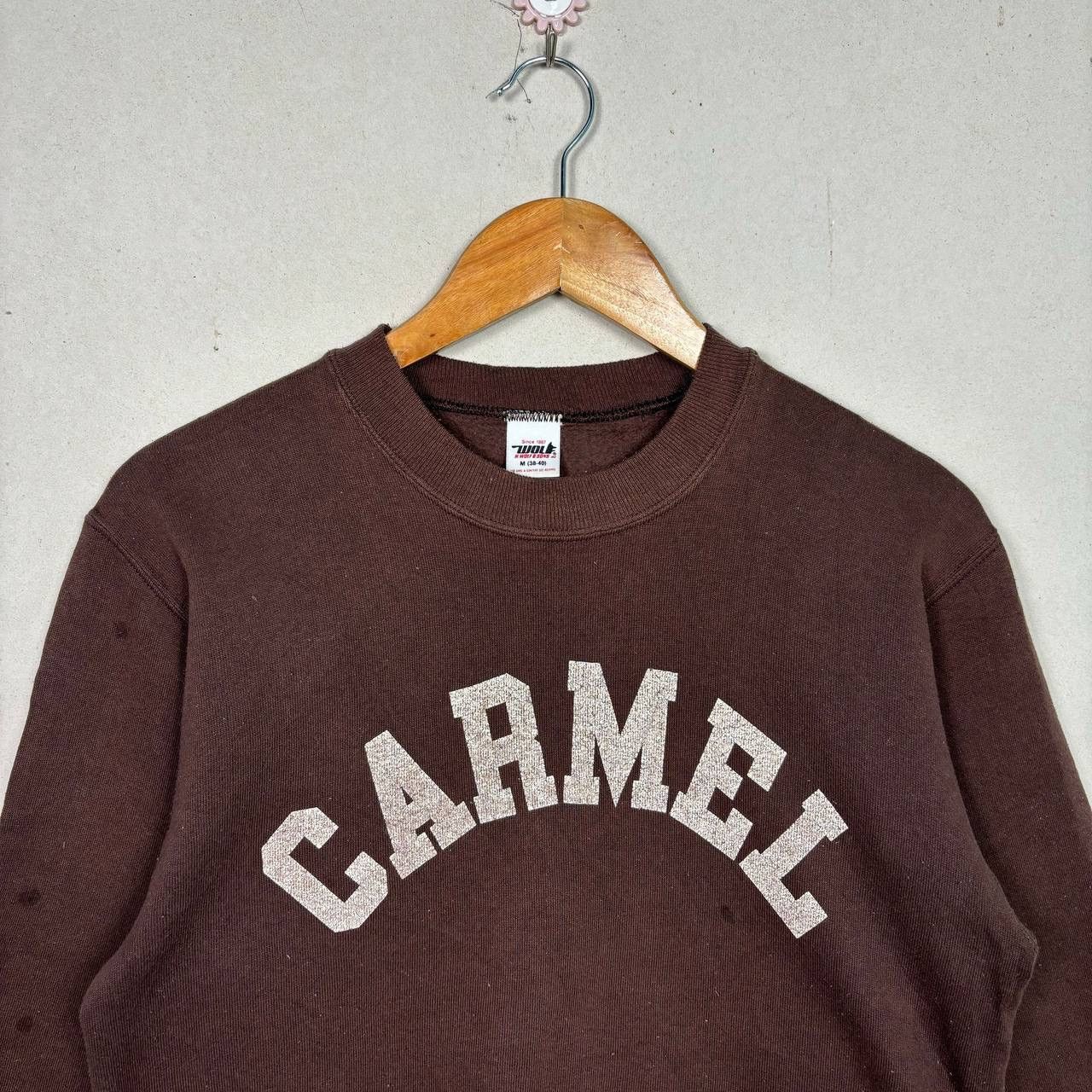 Vintage Vintage 90s Carmel California Brown Crewneck Sweatshirt Size US M / EU 48-50 / 2 - 3 Thumbnail