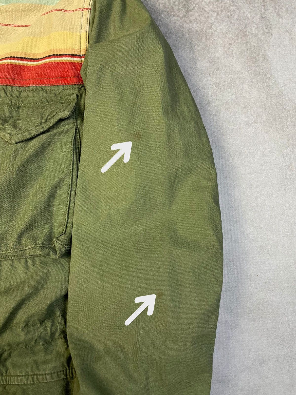 Denim & Supply Ralph Lauren Denim & Supply Ralph Lauren Serape Panelled M65 Field Jacket Size US S / EU 44-46 / 1 - 16 Thumbnail