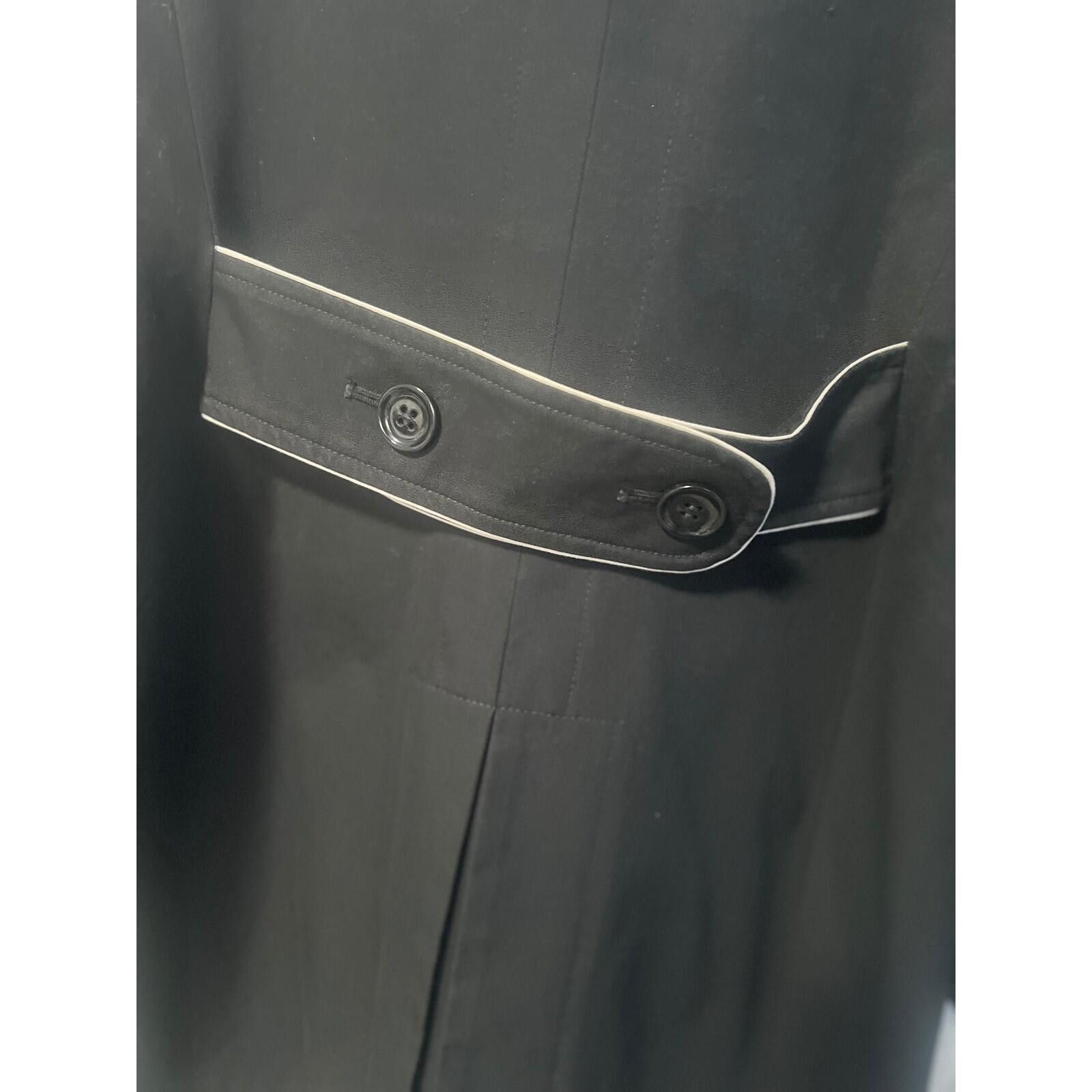 Other Ann Taylor Loft Petites Black Trench Coat Trim Size 6P Size M / US 6-8 / IT 42-44 - 4 Thumbnail