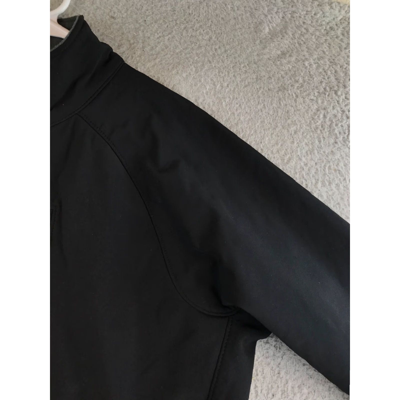 Logo 7 VINTAGE Landway Jacket Mens Small Black Full Zip Soft Shell Pockets Lined Logo Size US S / EU 44-46 / 1 - 5 Thumbnail