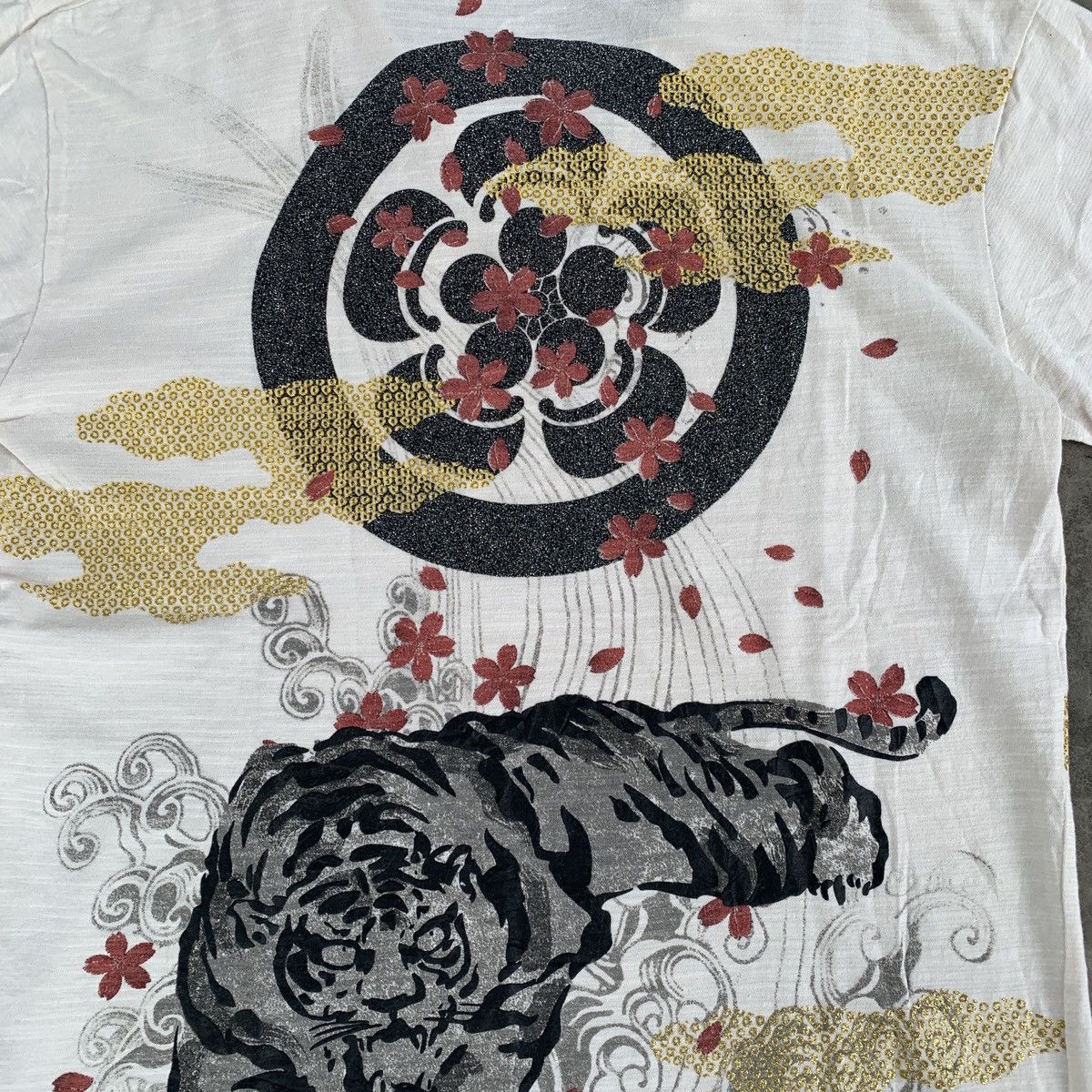 Karakuri Tamashii Karakuri Tamashi Tiger Japan Designer Polo Shirt Size US L / EU 52-54 / 3 - 10 Thumbnail