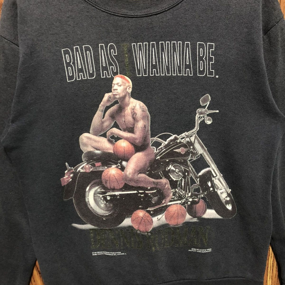 Vintage Vintage Dennis Rodman Sweatshirt Bad As I Wanna Be Size US M / EU 48-50 / 2 - 4 Thumbnail