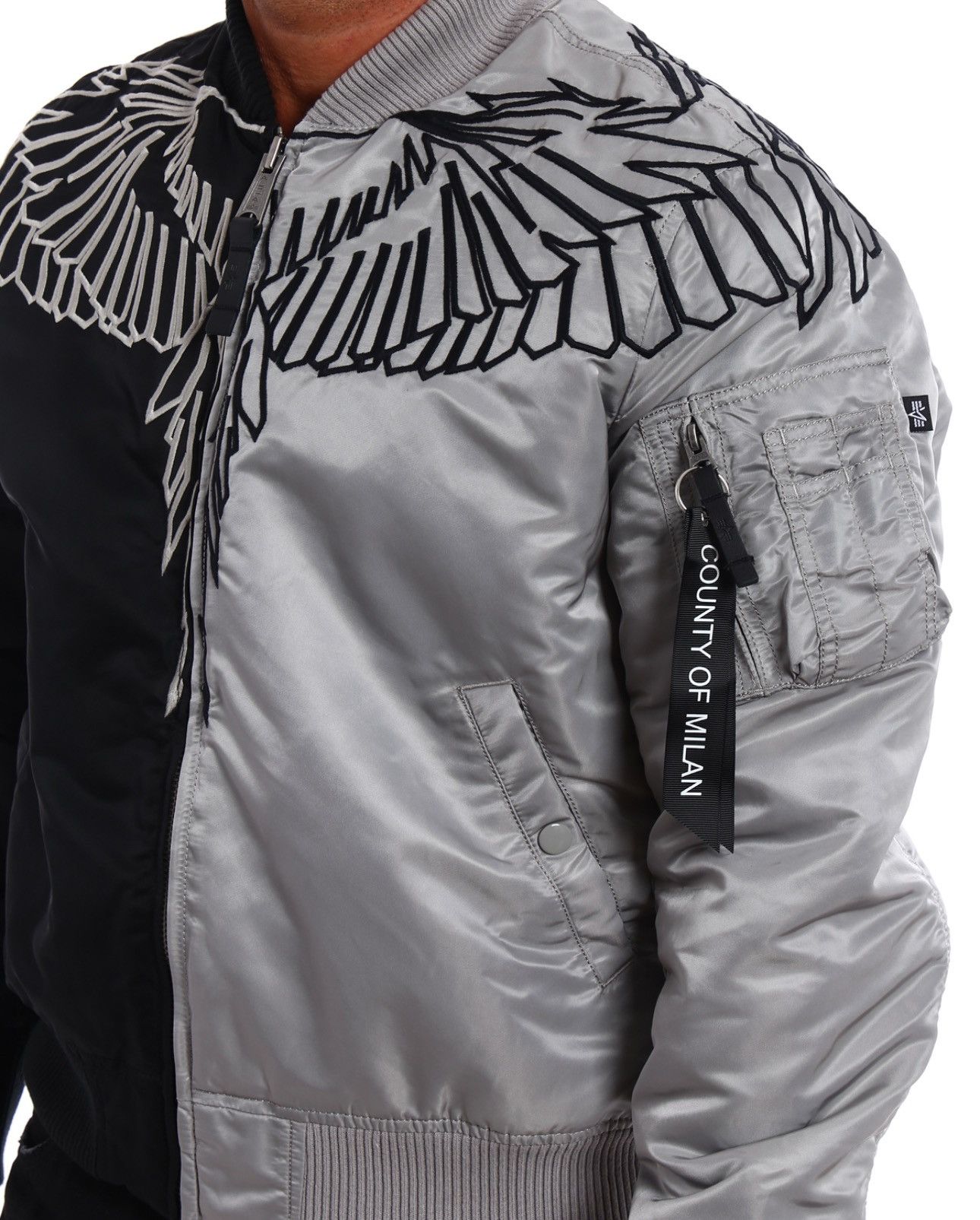 Alpha Industries × Marcelo Burlon Talca MA-1 Bomber Jacket Size US XS / EU 42 / 0 - 5 Thumbnail