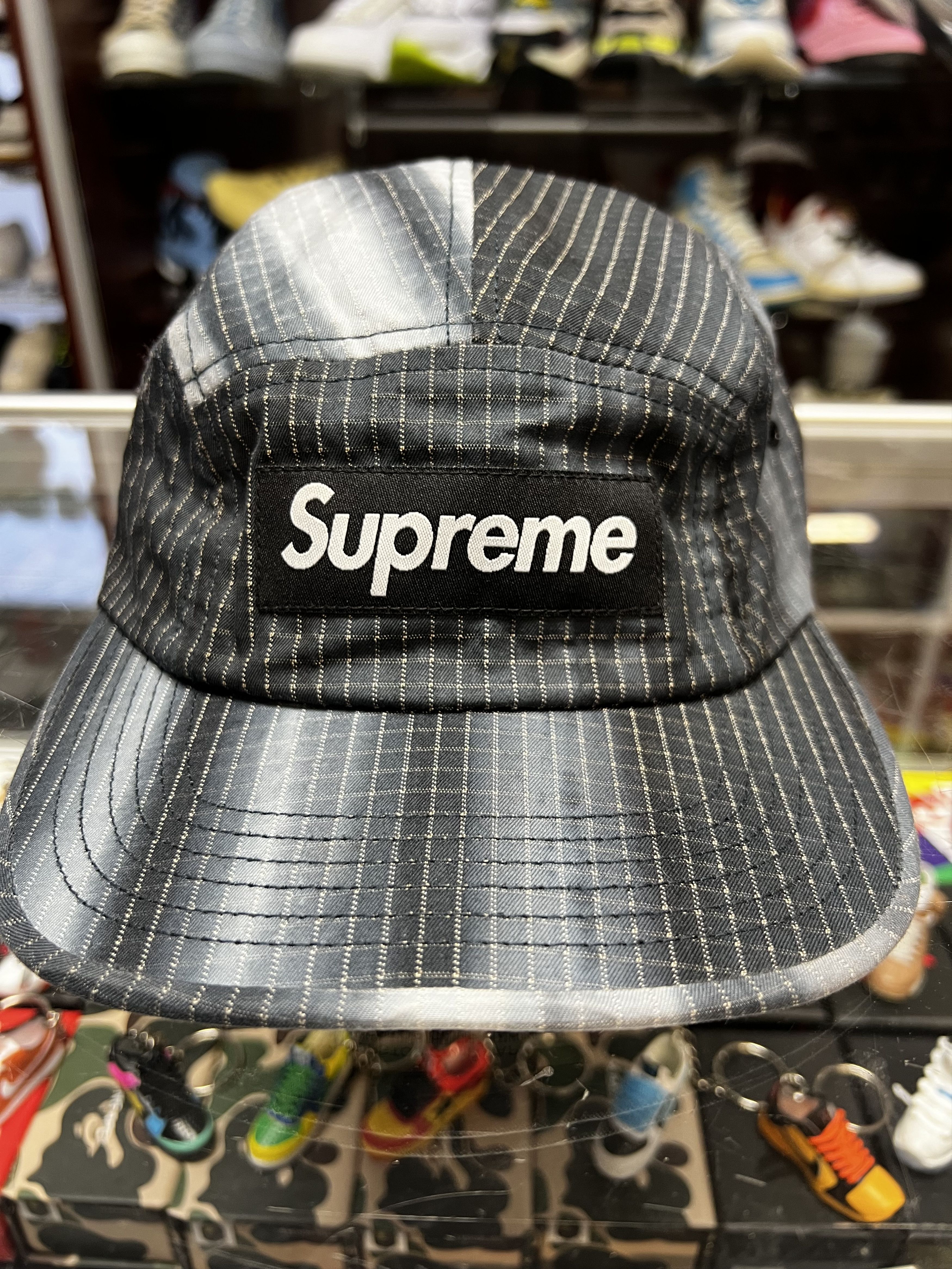 Supreme Tie Dye Nylon Ripstop Camp Cap Black New