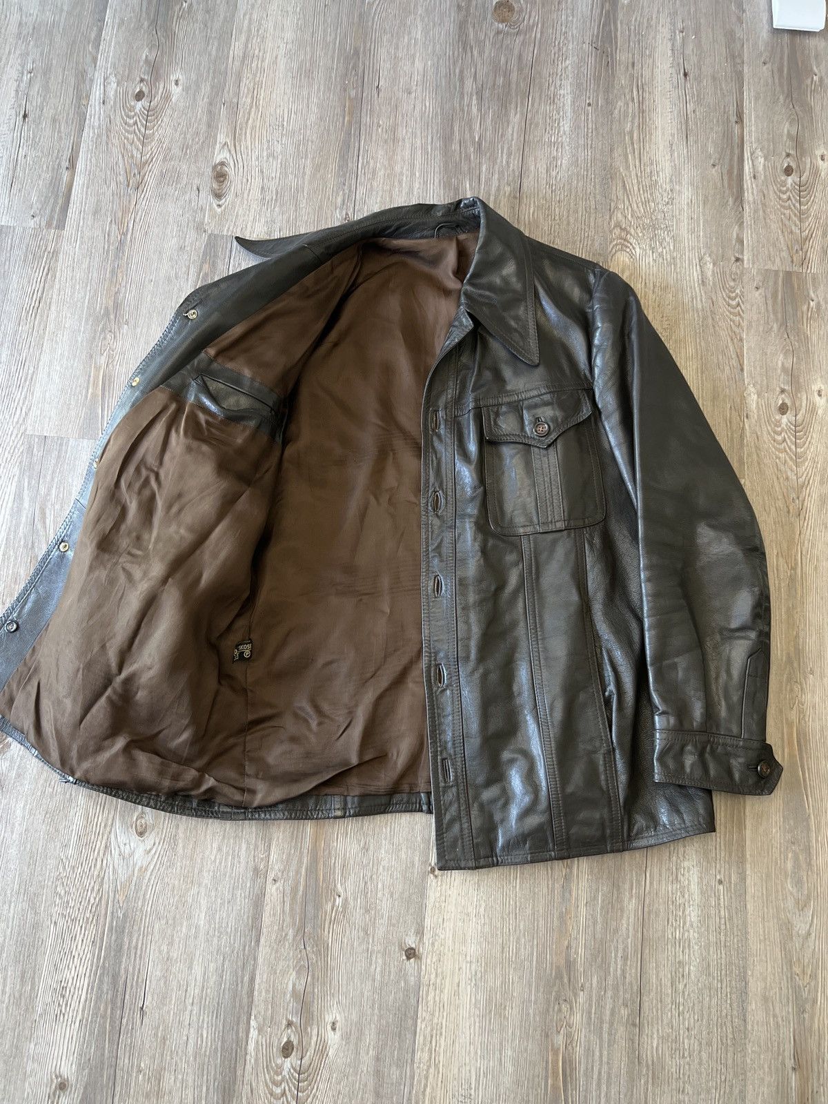 Vintage Cool vintage leather jacket Size US L / EU 52-54 / 3 - 3 Thumbnail