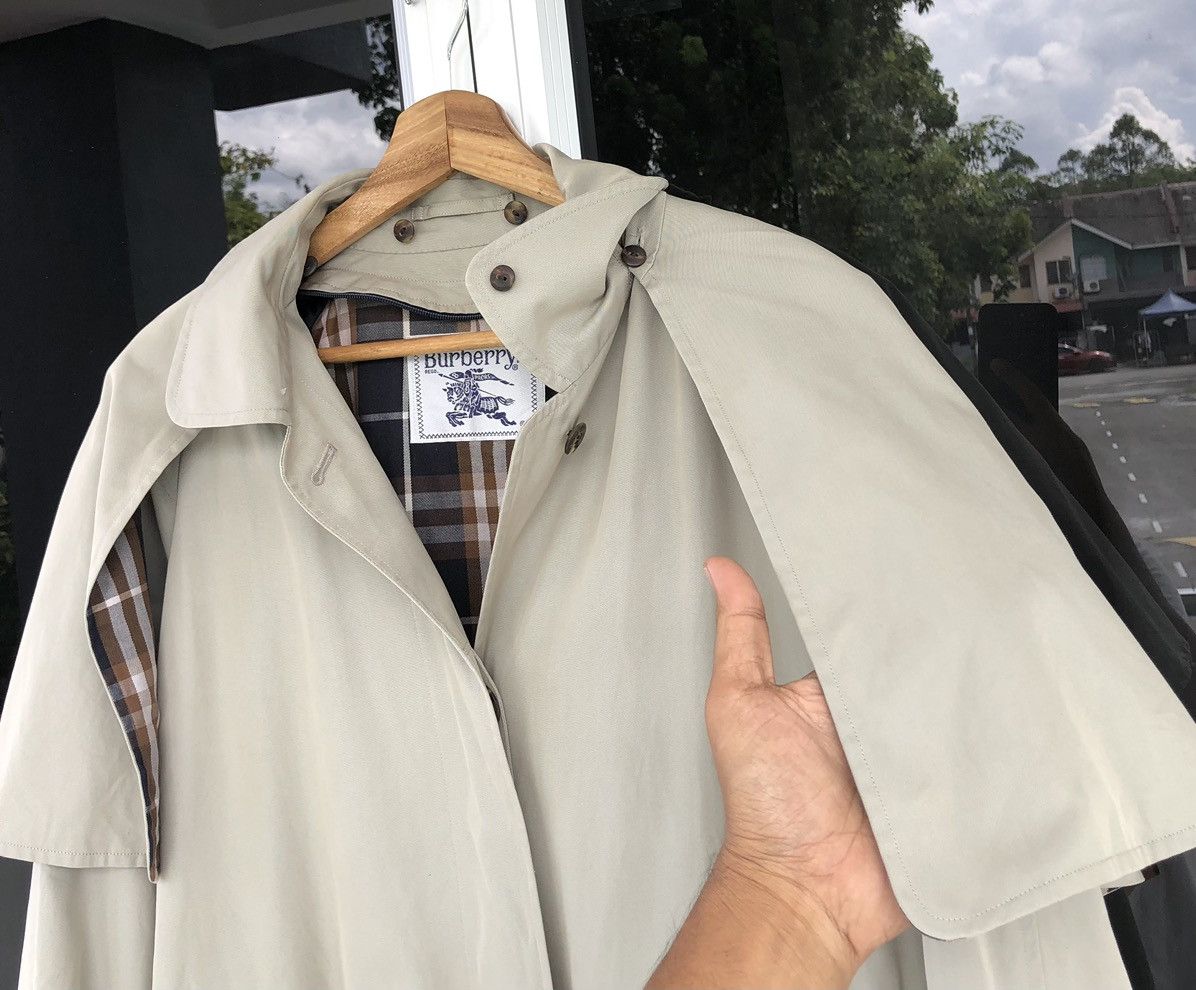 Burberry Vintage Burberrys Women’s Trench Jacket Size L / US 10 / IT 46 - 7 Thumbnail