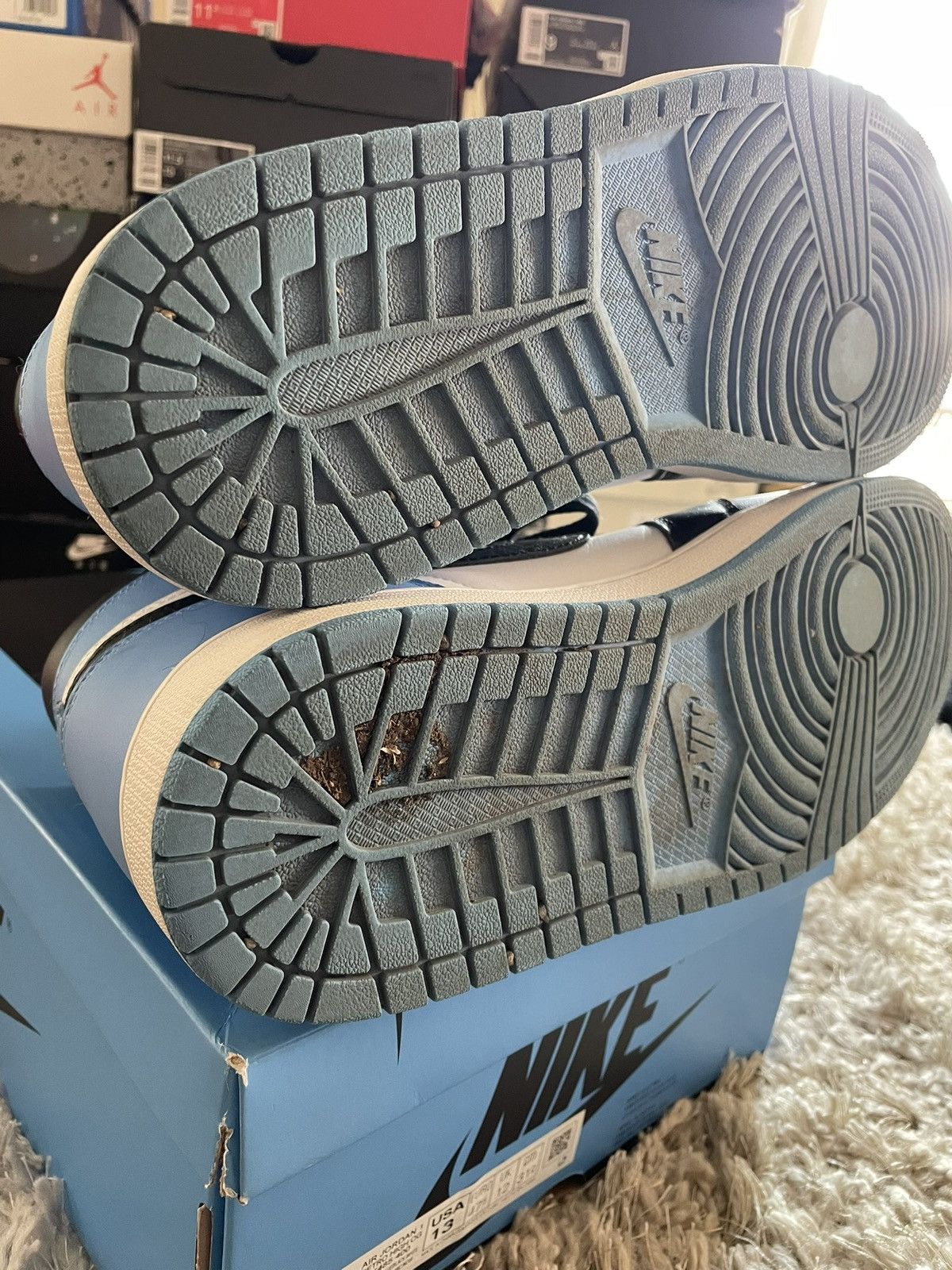 Jordan Brand Jordan 1 UNC Toe Size US 13 / EU 46 - 8 Thumbnail