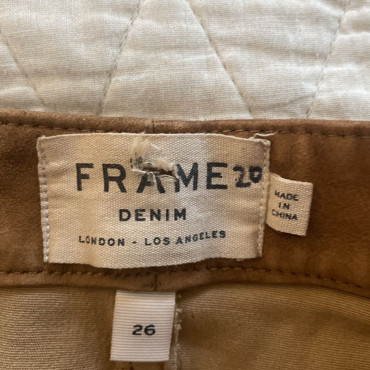 Frame Le High Skinny Leather Jean Size 26" / US 2 / IT 38 - 9 Thumbnail
