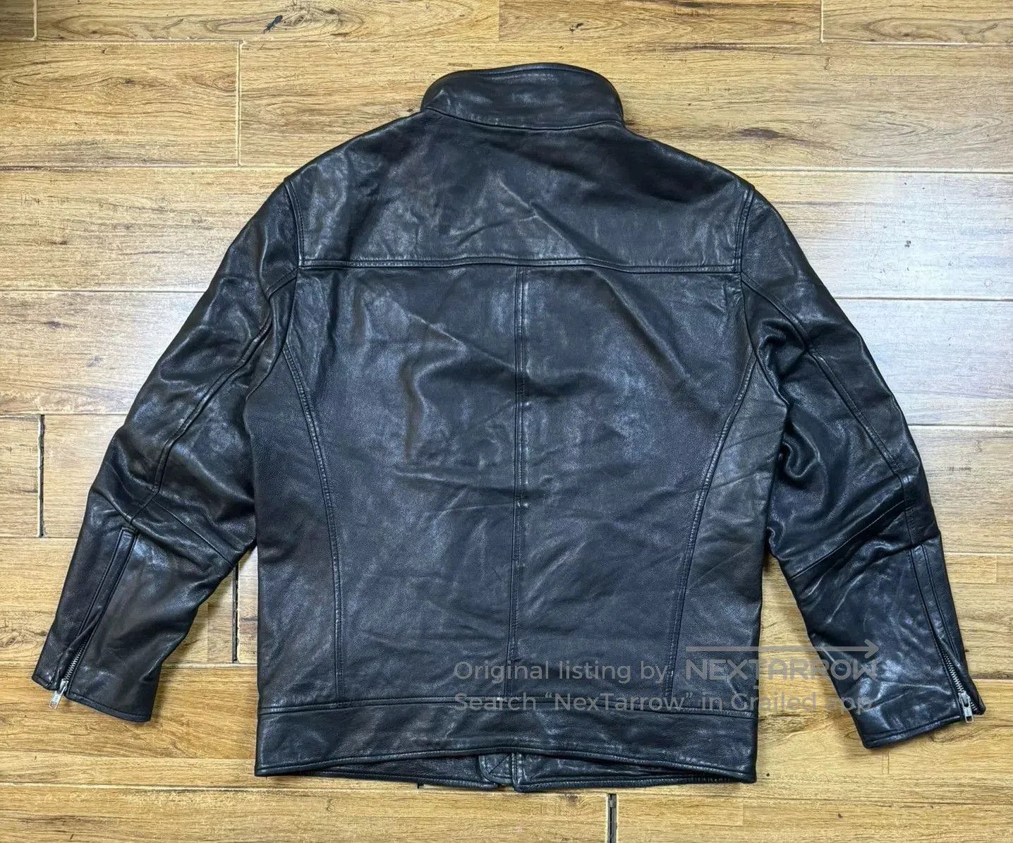 Mackage Mackage Men's Leather Motorcycle Jacket. Size US M / EU 48-50 / 2 - 2 Thumbnail