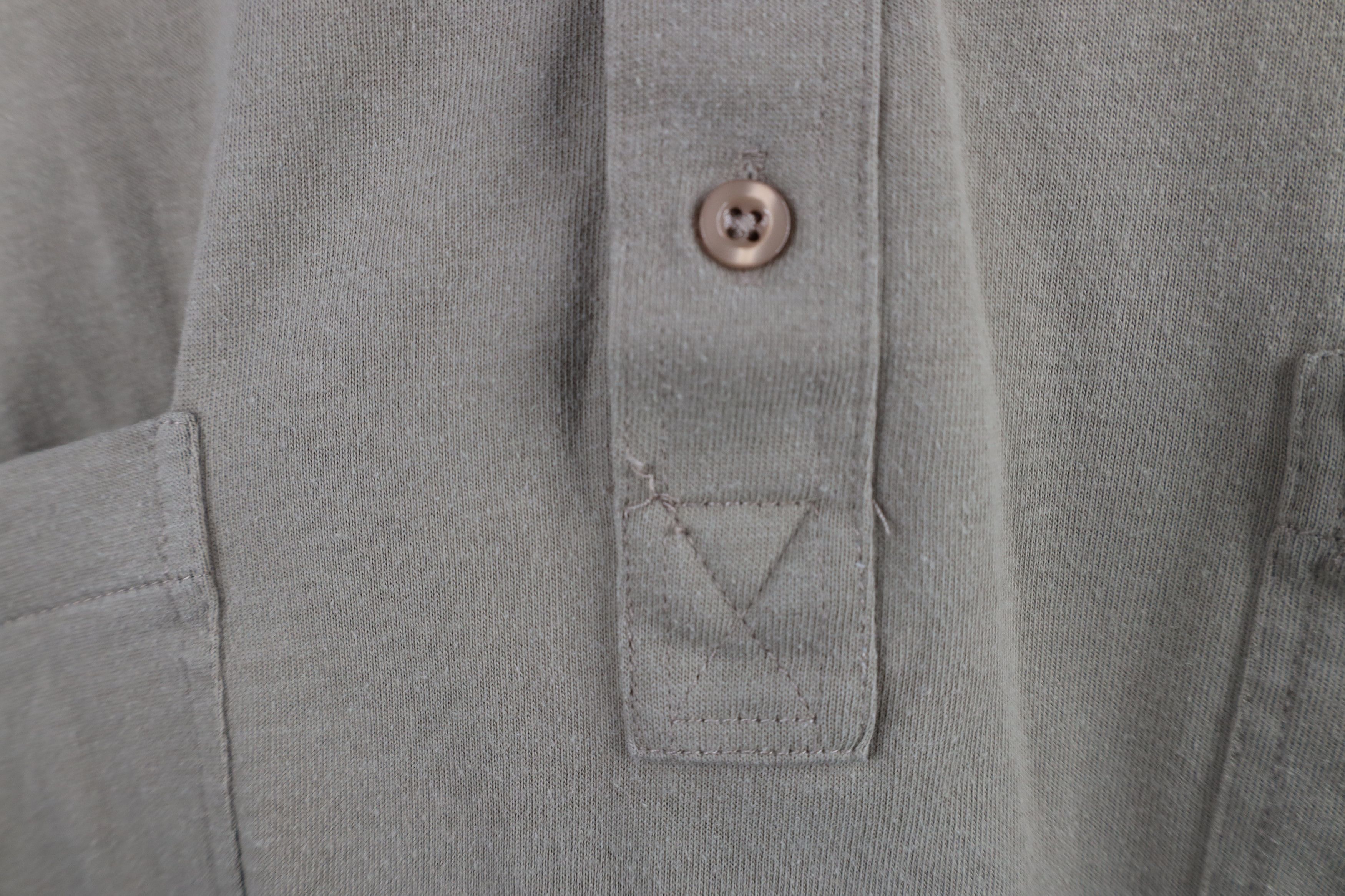 Vintage Vintage 90s Streetwear Collared Pullover Polo Shirt Beige Size US XL / EU 56 / 4 - 6 Thumbnail