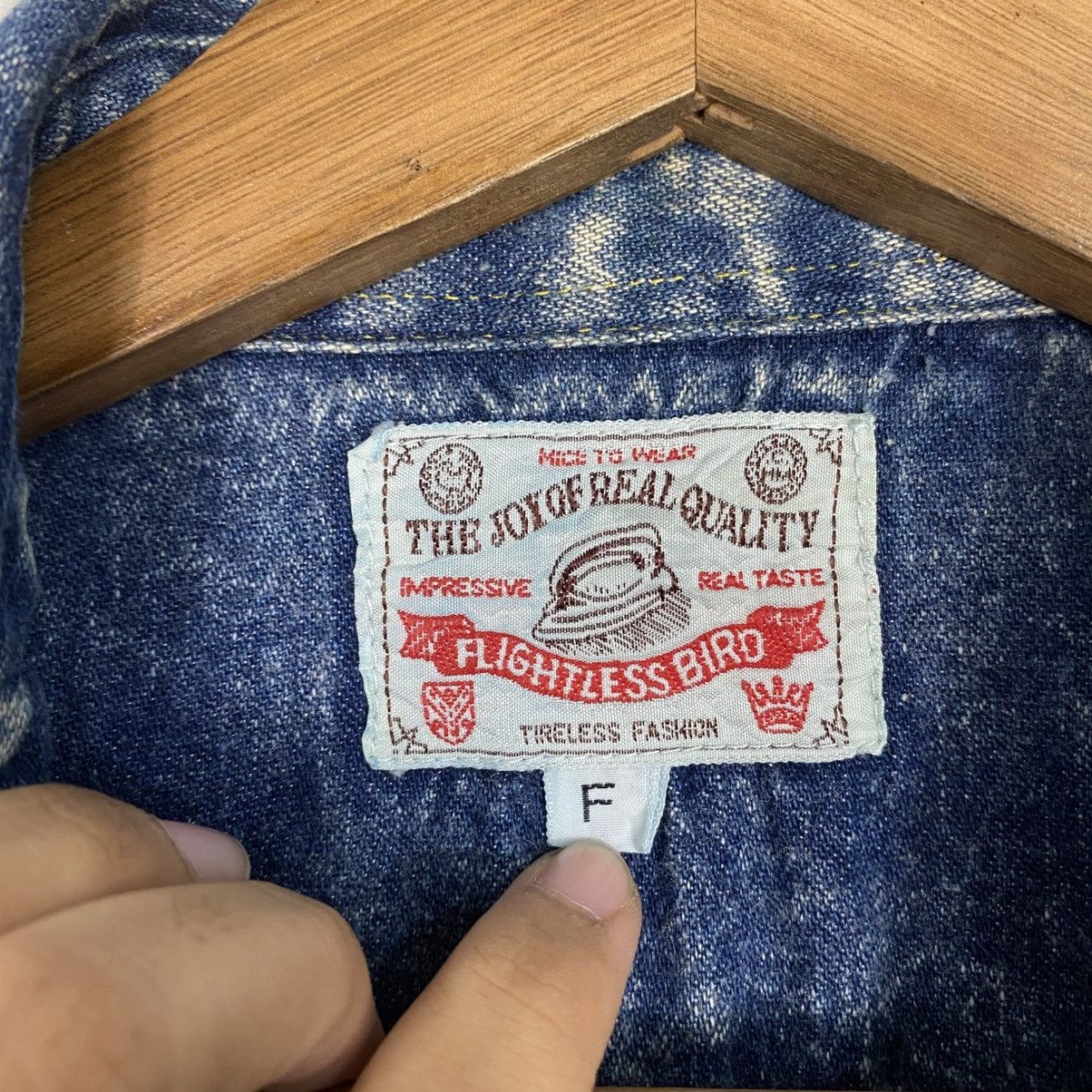 Toyo Enterprises 📌Vintage Hickory Chore Jacket Denim Flightless Bird Size US M / EU 48-50 / 2 - 18 Thumbnail