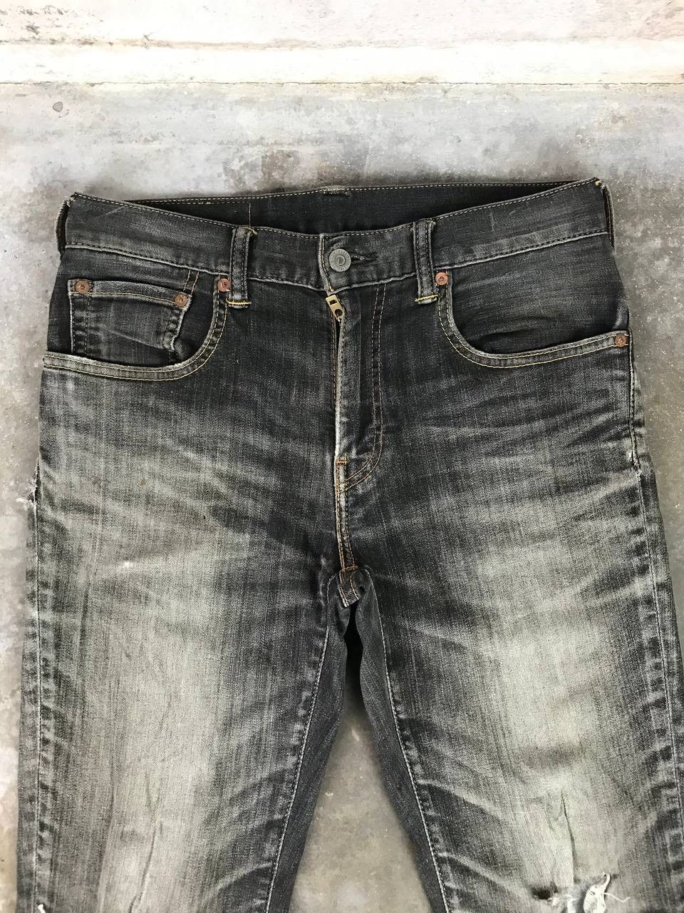 Japanese Brand × Levi's × Vintage Vintage levis distressed denim pants Size US 32 / EU 48 - 3 Thumbnail