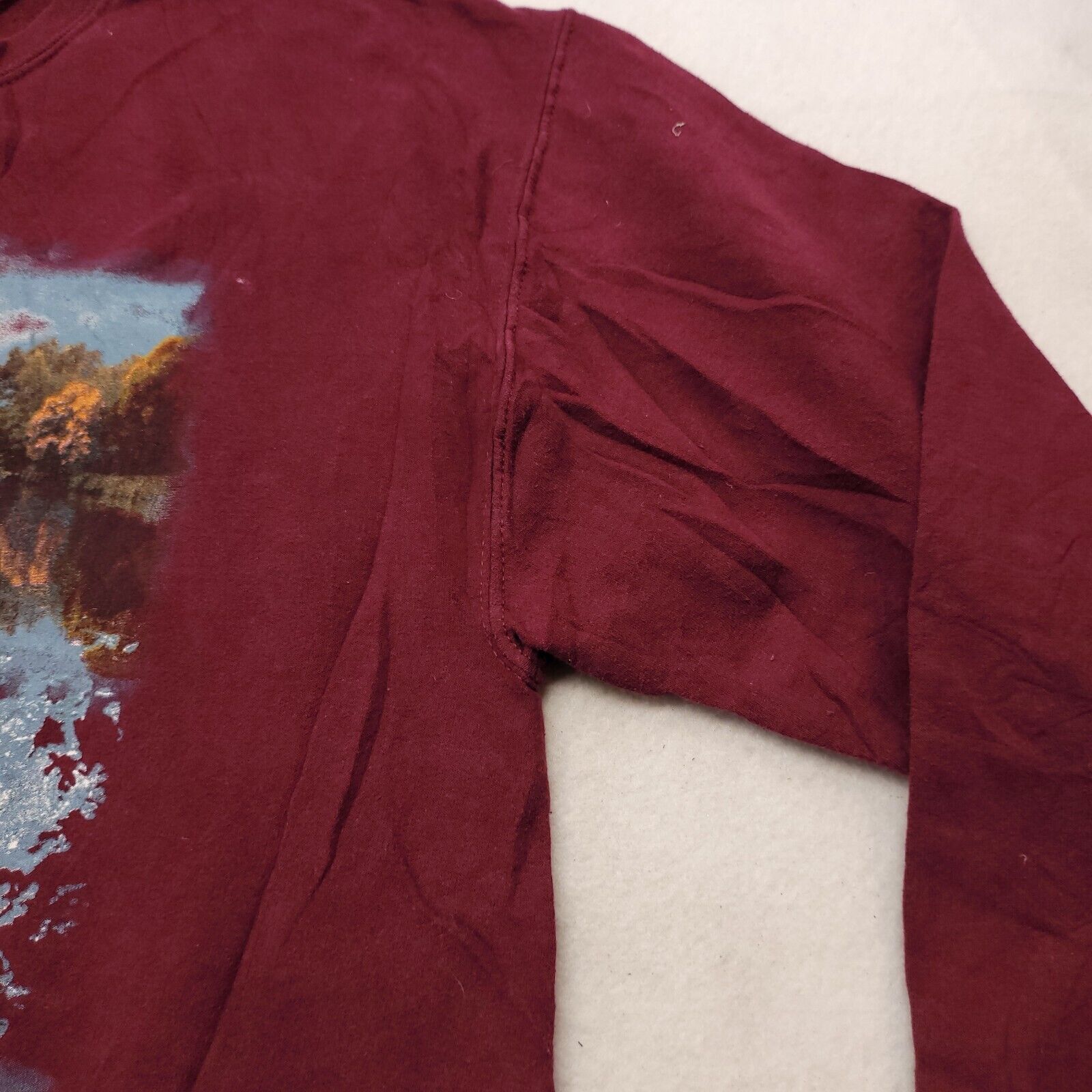 Jerzees Jerzees Bass Casual Pullover Sweatshirt Mens Size L Maroon Size US L / EU 52-54 / 3 - 5 Thumbnail