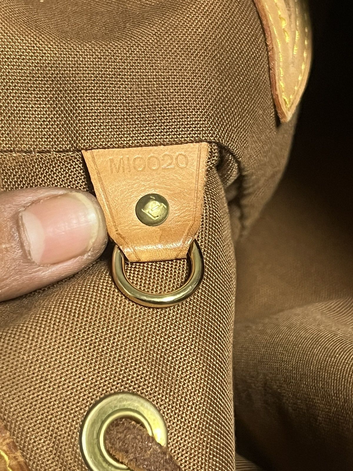 Louis Vuitton Louis Vuitton Montsouris GM Brown Canvas Backpack Size ONE SIZE - 12 Thumbnail