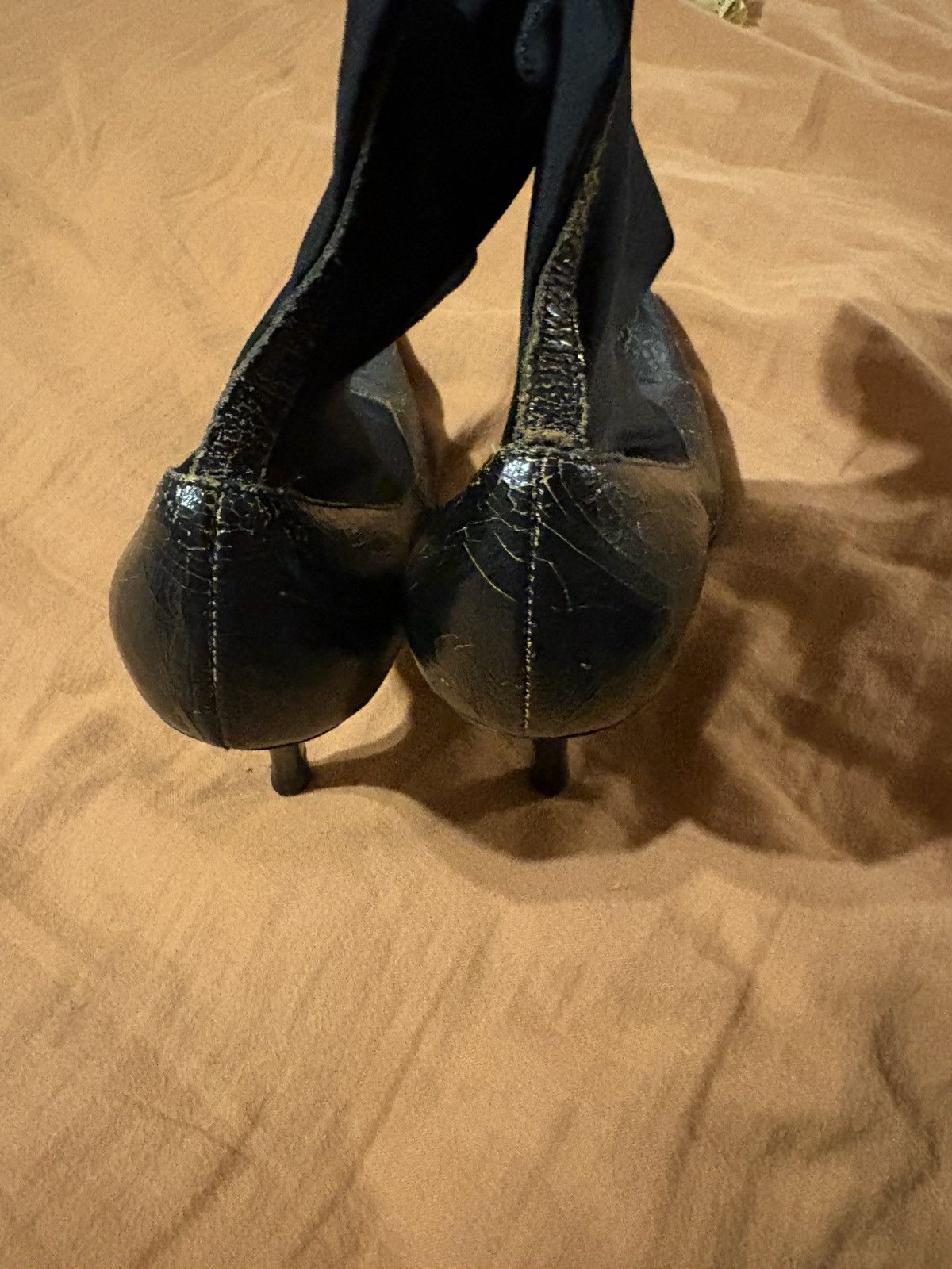 Miu Miu miu miu FW 2001 cracked sock pumps Size US 8.5 / IT 38.5 - 6 Thumbnail