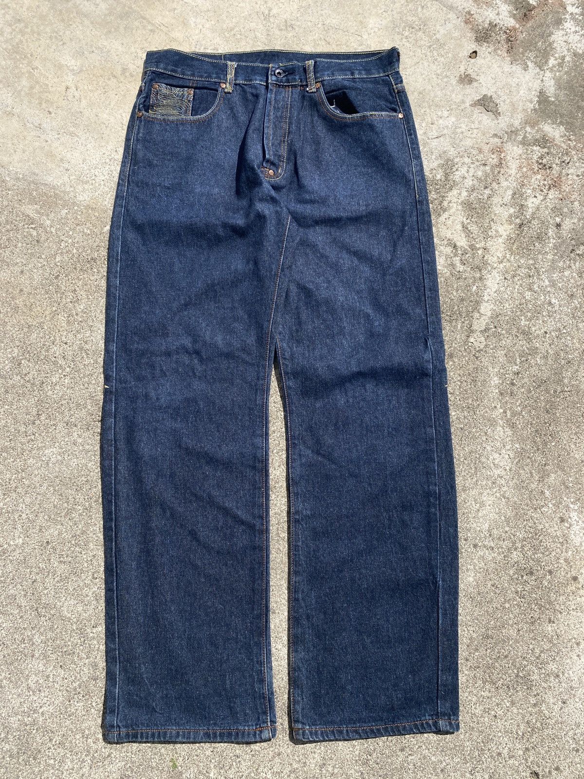 JNCO RMC Embroidery Denim Jean Size US 36 / EU 52 - 3 Thumbnail
