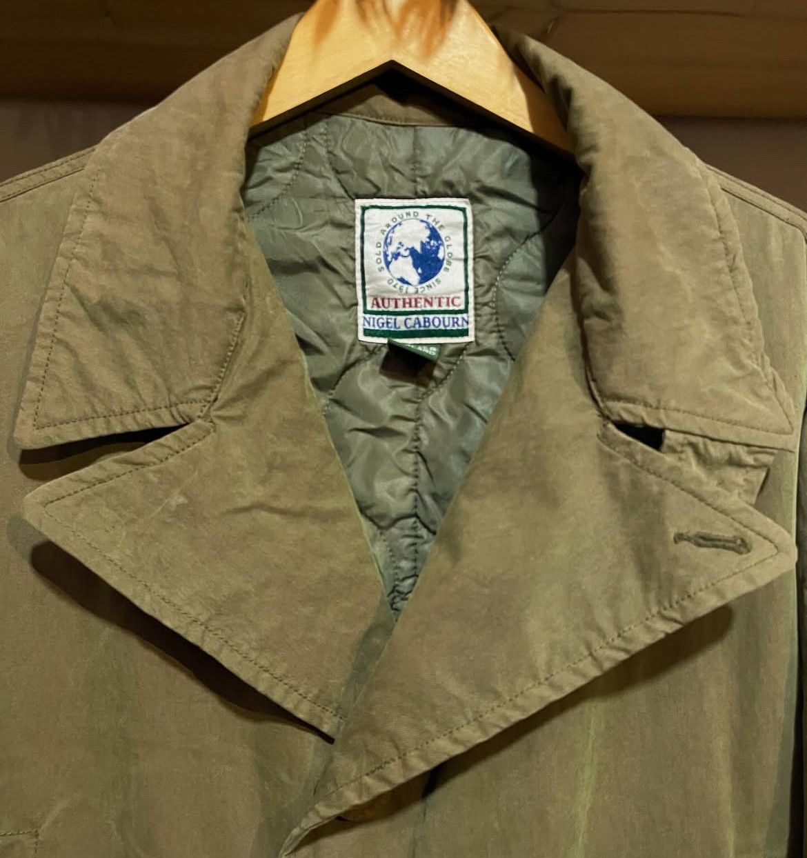 Nigel Cabourn Vintage 90s Nigel Cabourn 1943 Us Army Mackinaw Coat Size US XL / EU 56 / 4 - 2 Thumbnail