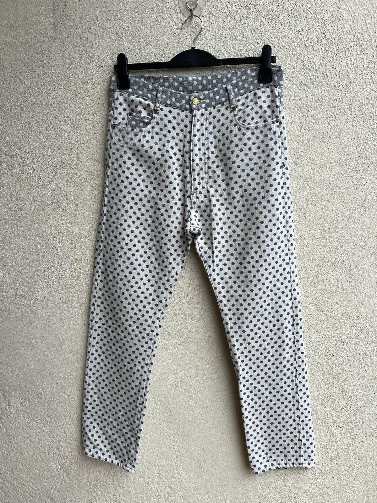Issey Miyake Issey Miyake Mercibeaucoup All Wool Dots Pant Size US 30 / EU 46 - 6 Thumbnail