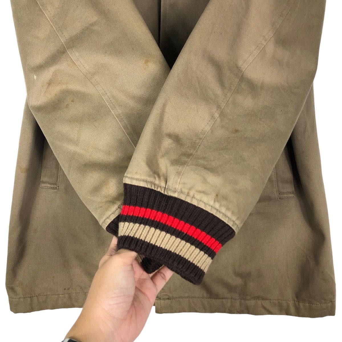 Michel Klein 🔥VTG BOMBER JACKET DUCK CANVAS MICHEL KLEIN Size US M / EU 48-50 / 2 - 13 Thumbnail