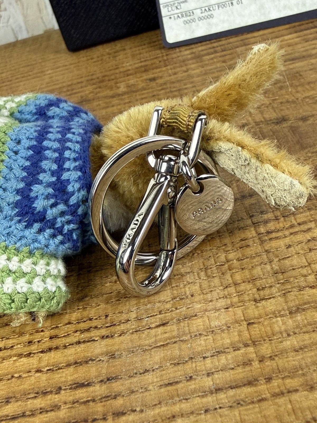 Vivienne Westwood Prada Luki Bunny Rabbit In Sweater Charm Keychain Key Holder Size ONE SIZE - 8 Thumbnail