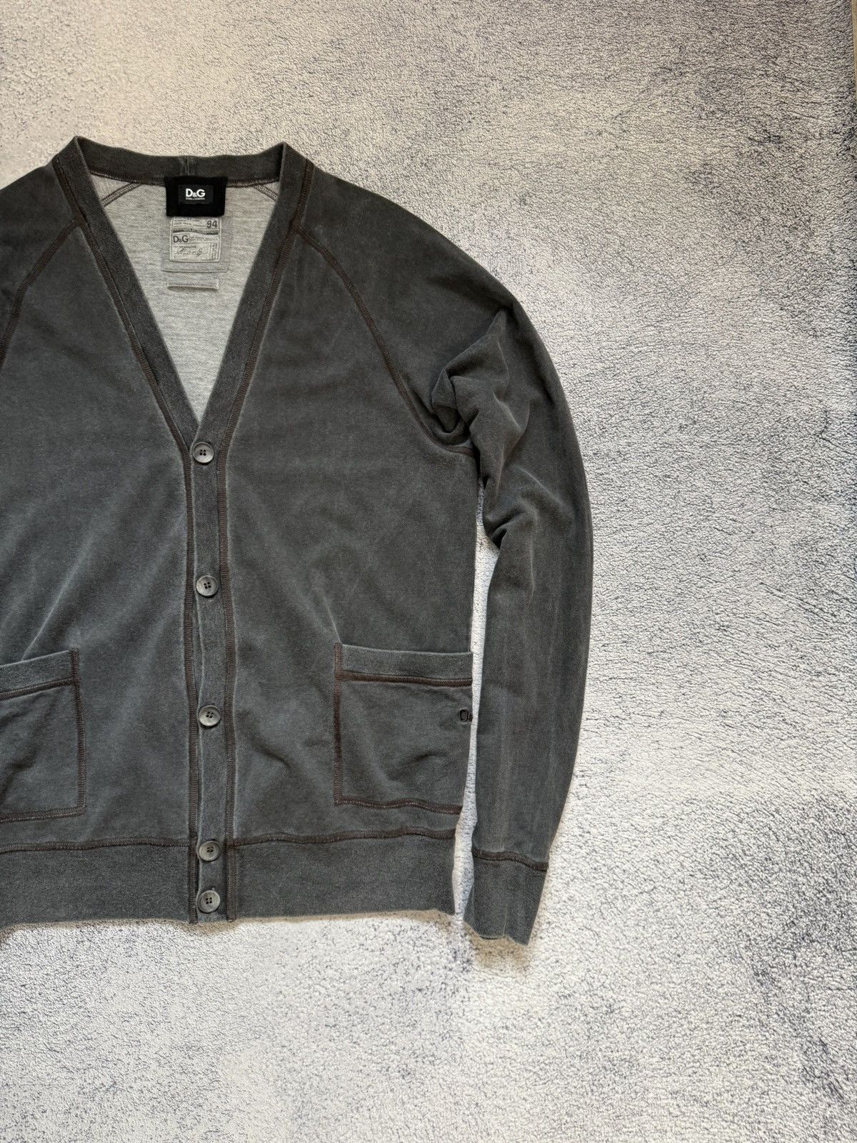 Dolce & Gabbana Dolce & Gabbana D&G Cotton Cardigan Men 50 Logo Pocket Italy Size US M / EU 48-50 / 2 - 3 Thumbnail