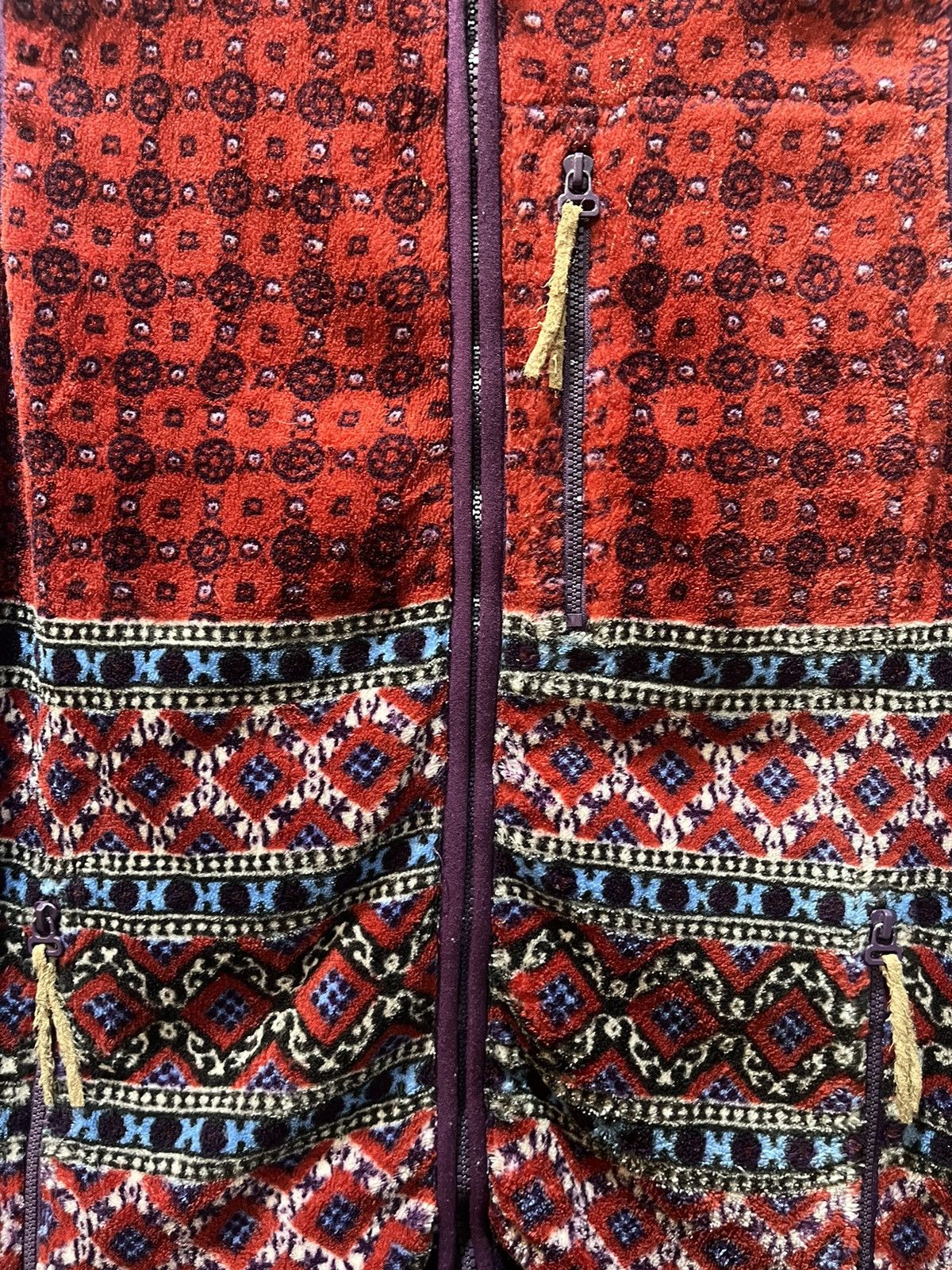 Vintage Titicaca We Are Origin Navajo Hoodie Vest 90s Size US L / EU 52-54 / 3 - 3 Thumbnail