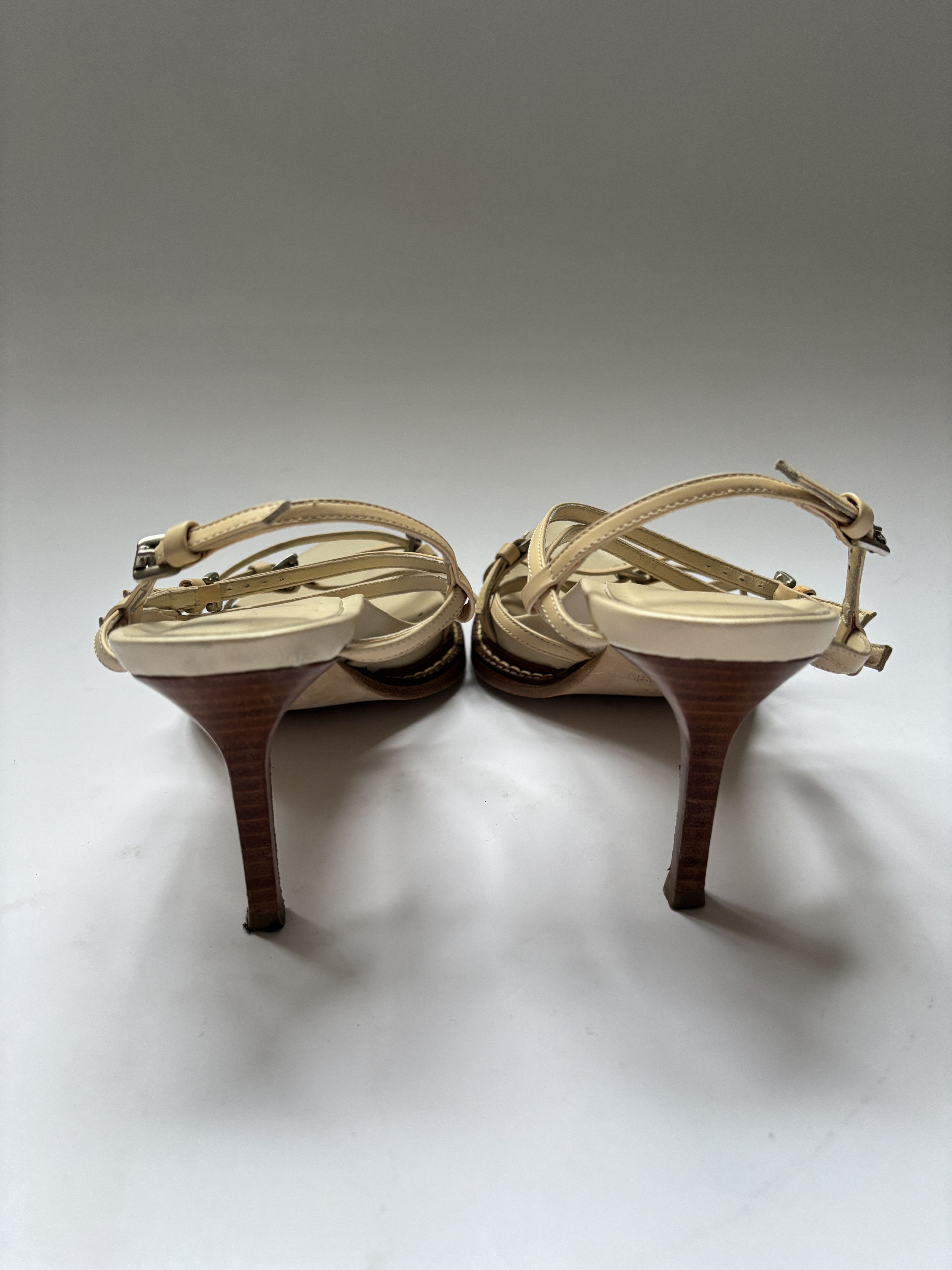 Ann Demeulemeester ⚡️QUICK SALE⚡️Ann Demeulemeester Beige High Heel Sandals Size US 10 / IT 40 - 6 Thumbnail