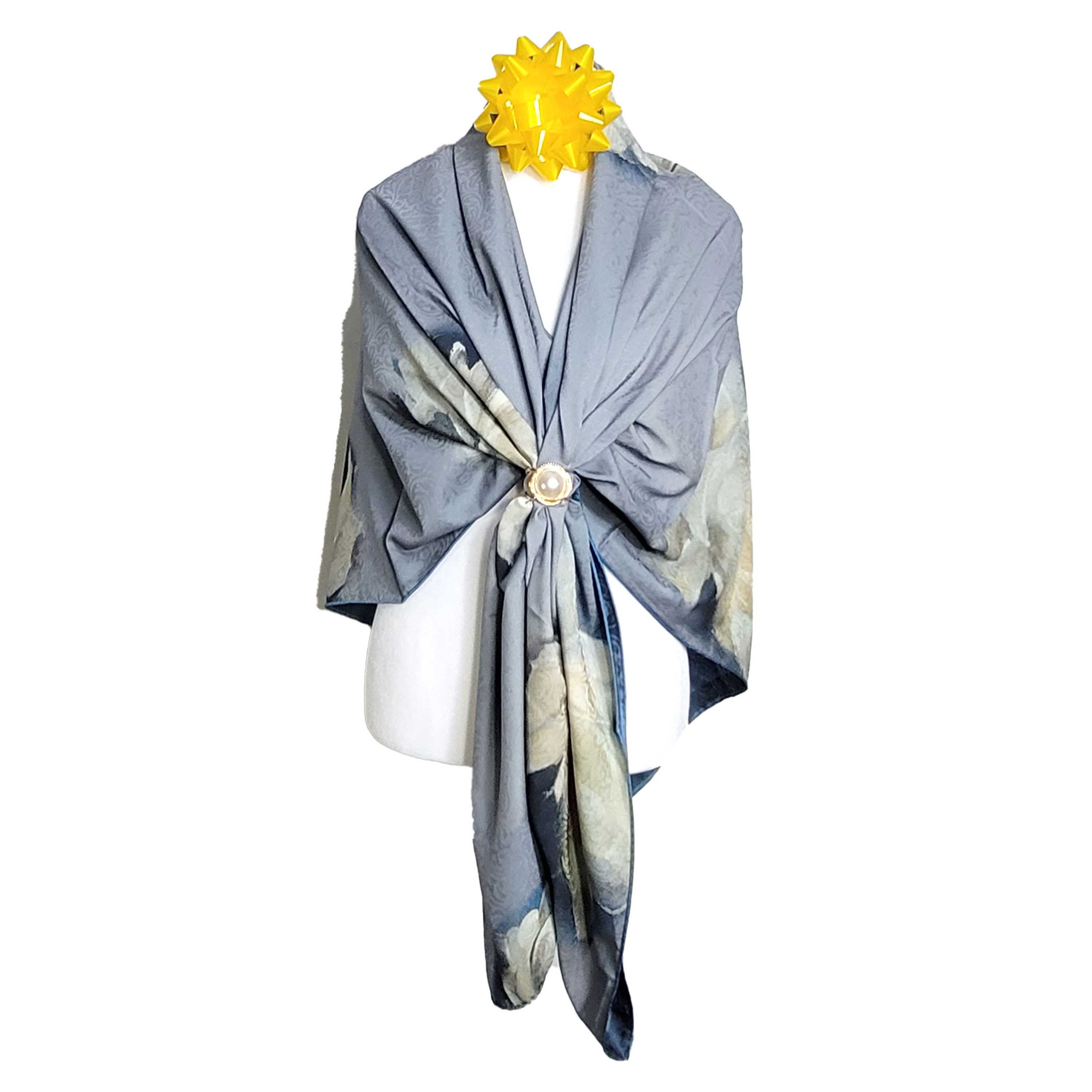 Other NWT Double Sided Silk Scarf 52"x52" Large Square Wrap 3207 Size ONE SIZE - 8 Thumbnail