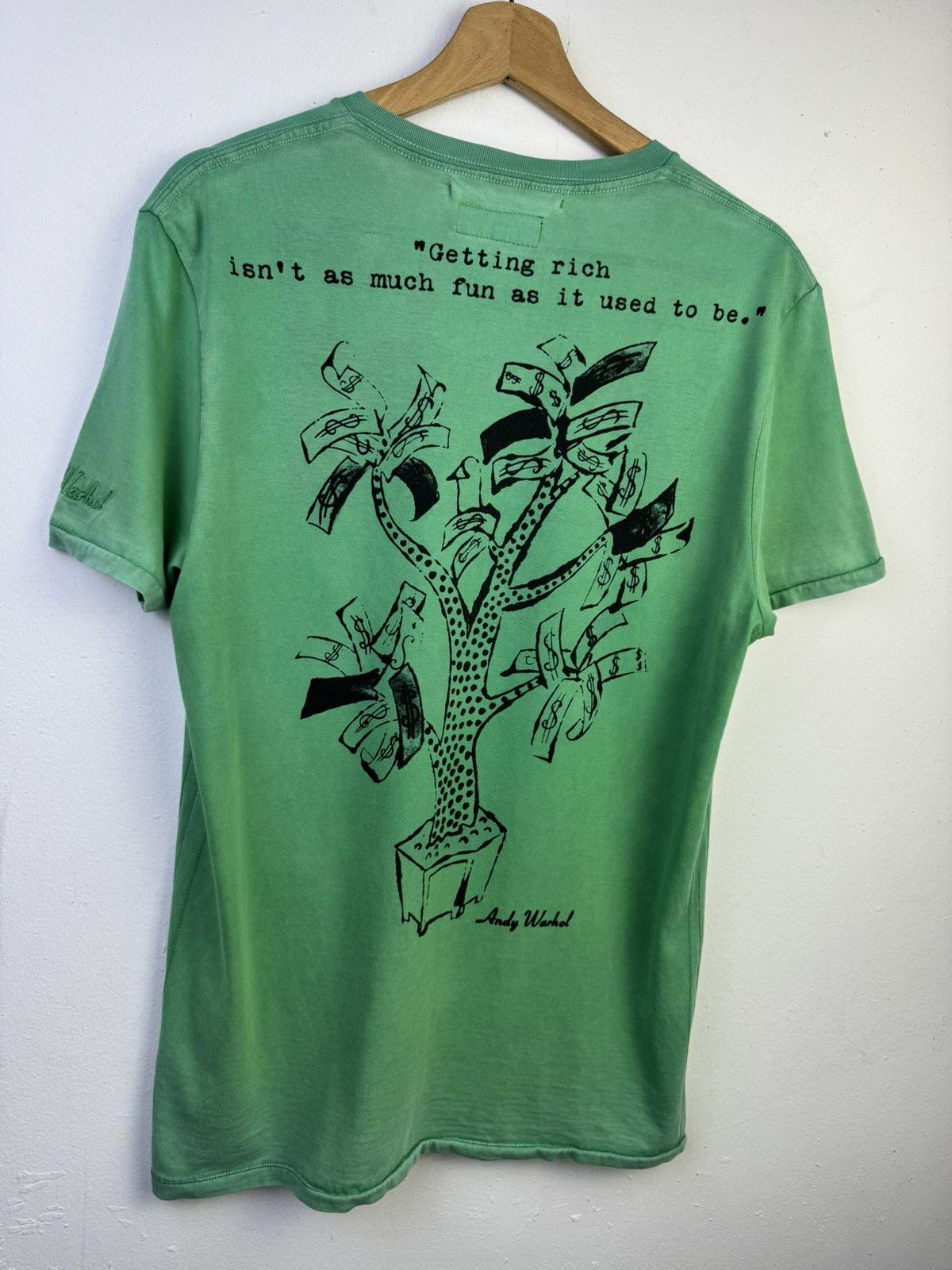 Andy Warhol Andy Warhol graphic t-shirt featuring quote and artwork. Size US M / EU 48-50 / 2 - 7 Thumbnail