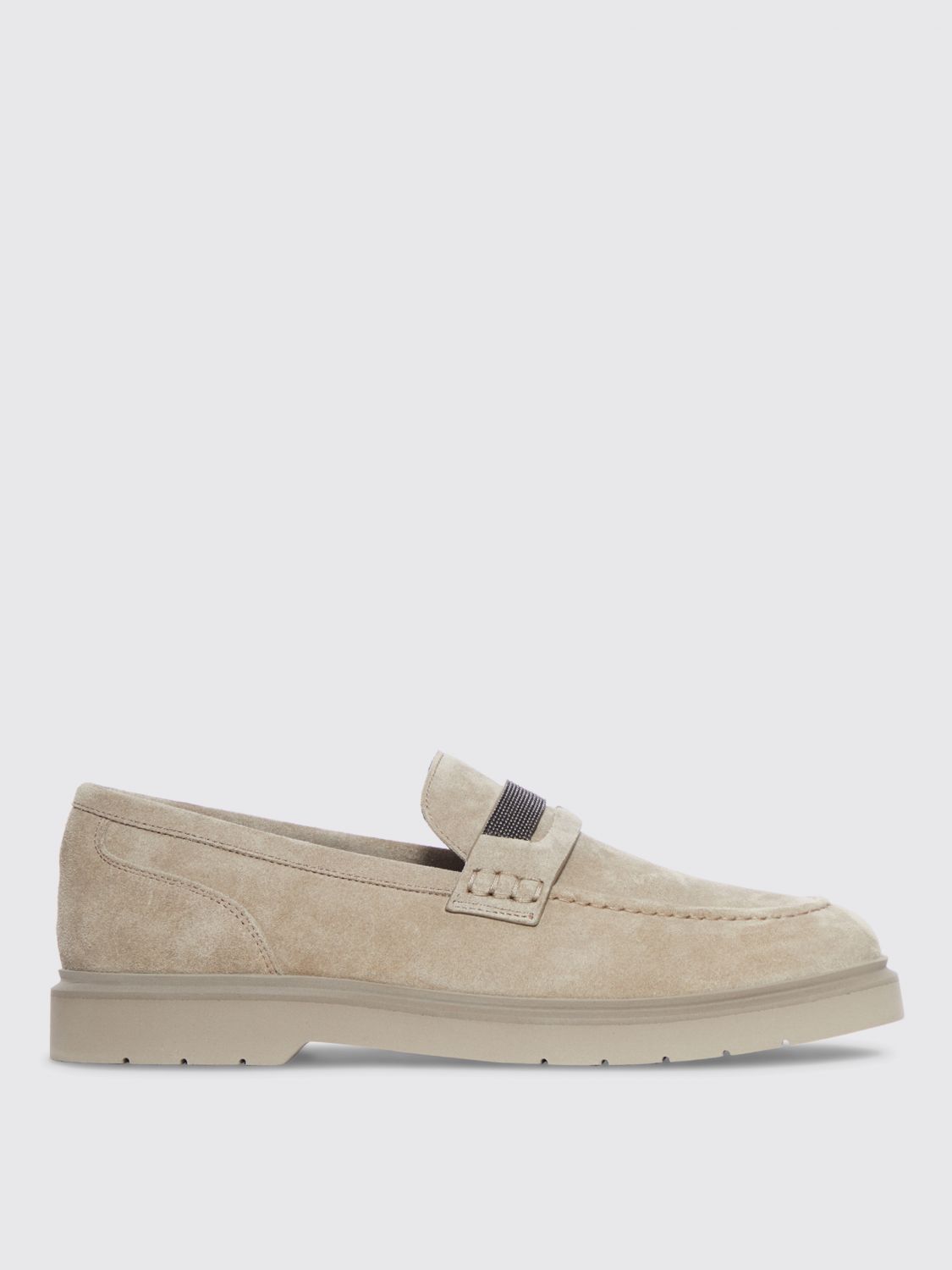 Brunello Cucinelli Brunello Cucinelli Loafers Woman White Size US 11 / IT 41 - 1 Thumbnail