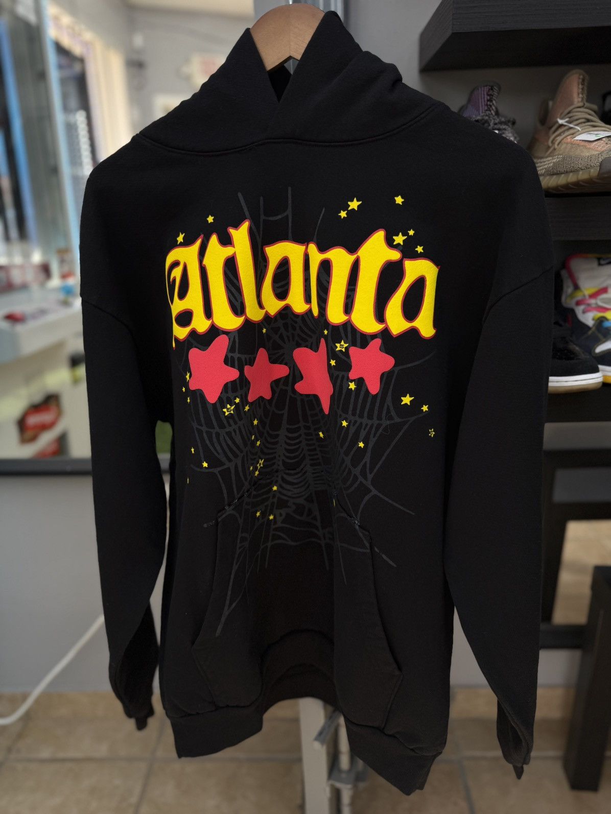 Sp5der Sp5der Black Atlanta Pullover Hoodie Size (L) NEW Size US L / EU 52-54 / 3 - 3 Thumbnail
