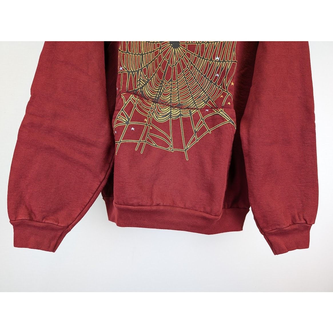 Sp5der o1rshd1 SP5DER Logo Hoodie in Maroon Size US XL / EU 56 / 4 - 7 Thumbnail