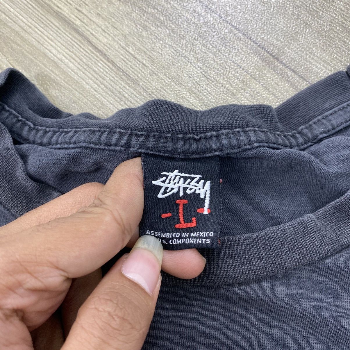 Stussy Sun Faded💥 Vintage Stussy Spell Out Logo Skate Graphic Tee Size US L / EU 52-54 / 3 - 5 Thumbnail