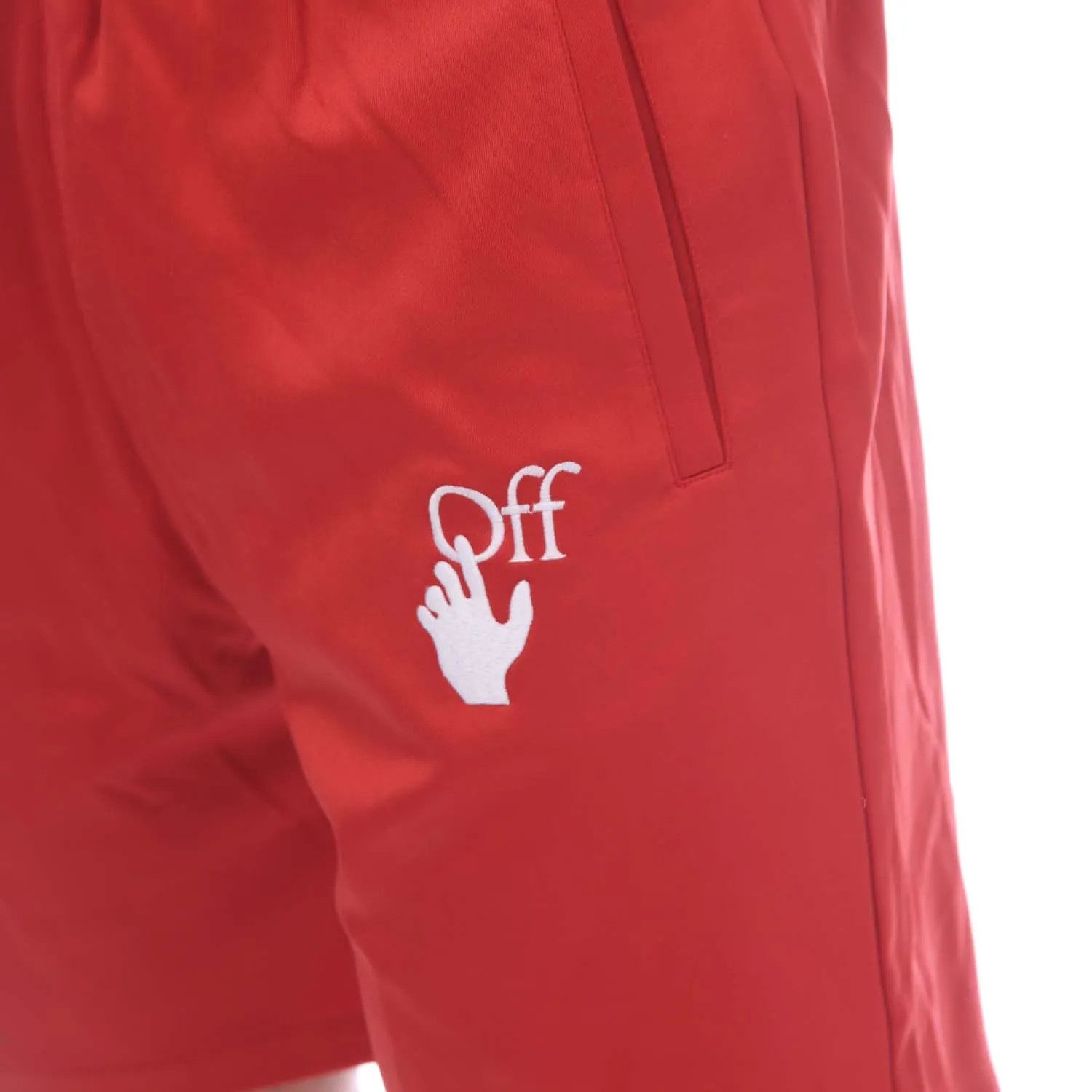 Off-White o1y0325 Logo Short in Red Size US 30 / EU 46 - 2 Thumbnail