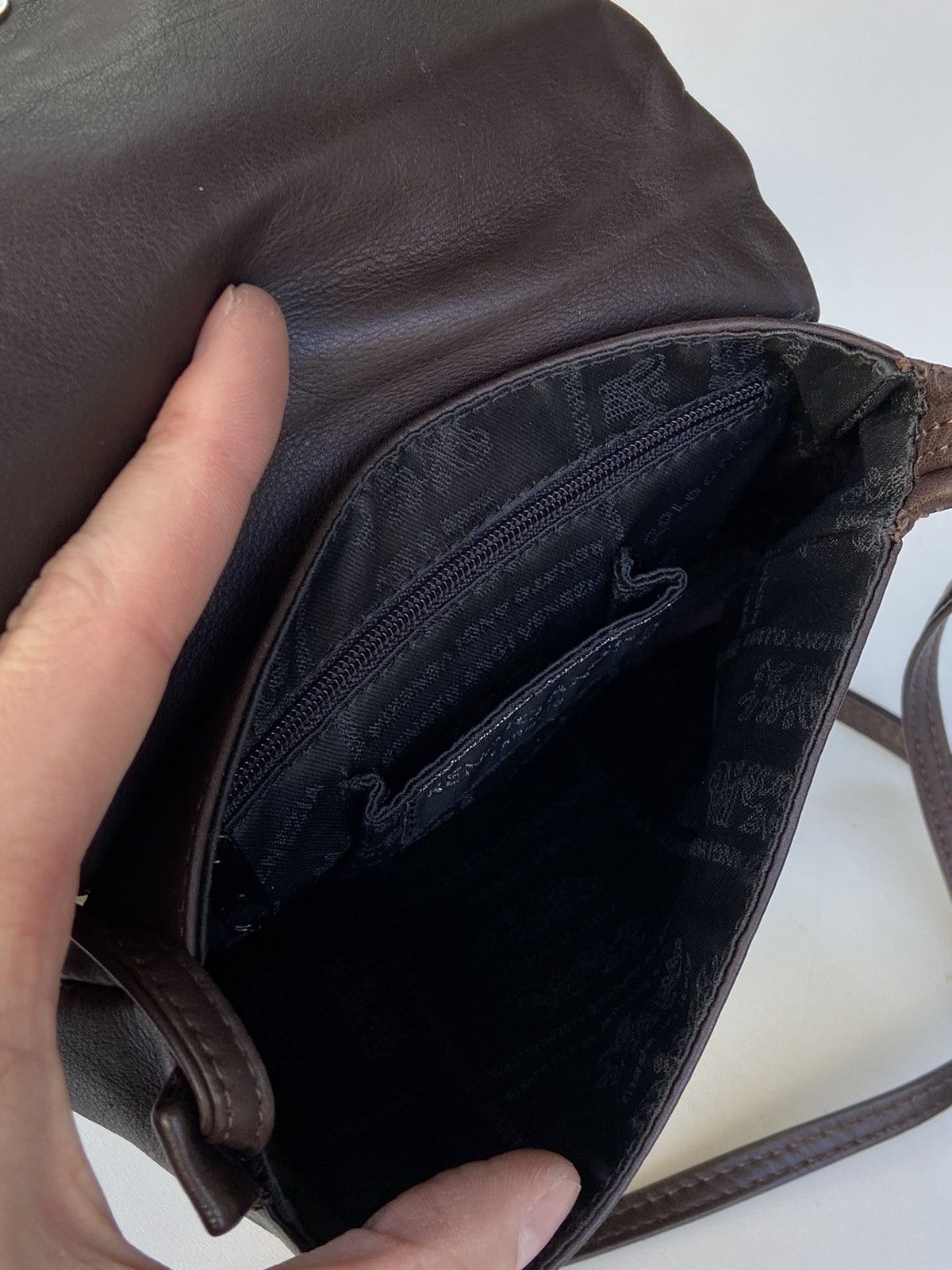Designer RENATO ANGI FULL LEATHER SLING BAG Size ONE SIZE - 15 Thumbnail