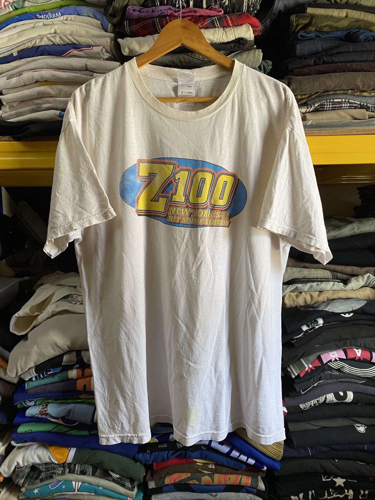 Rap Tees × Vintage Vintage 90s Z100 hit music station Radio USA made Size US XL / EU 56 / 4 - 1 Thumbnail