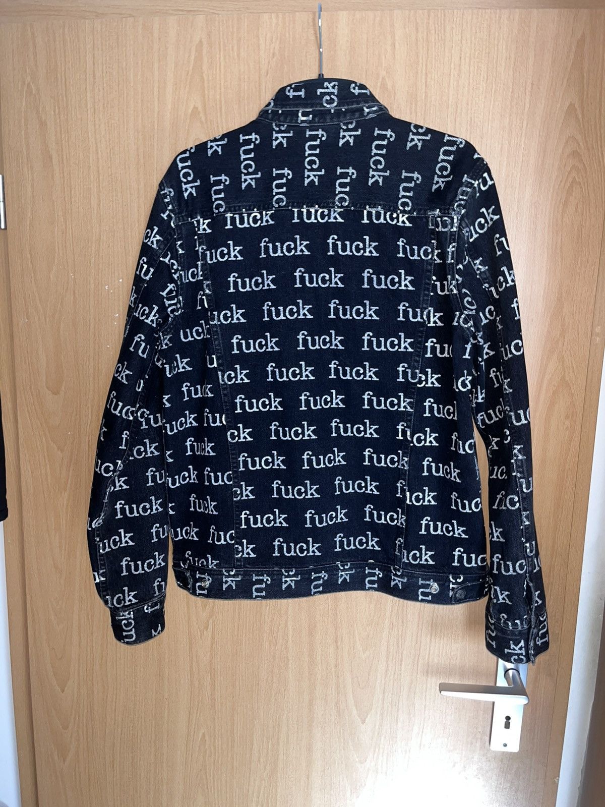 Supreme Supreme Fuck Denim Jacket Size US L / EU 52-54 / 3 - 3 Thumbnail