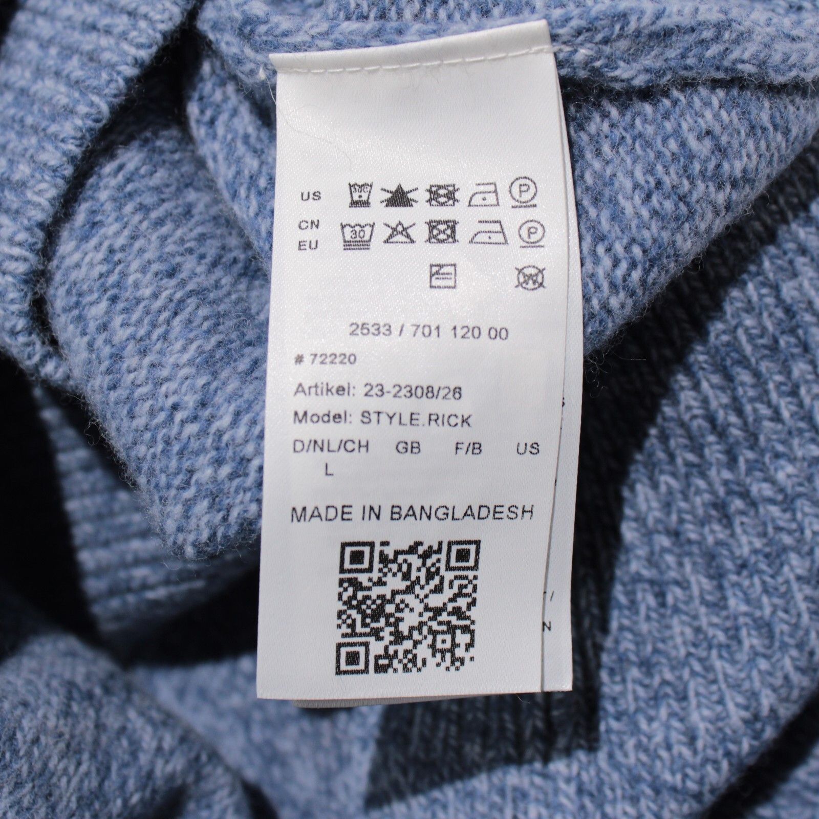 BRAX BRAX Sweater Size US L in Blue Size US L / EU 52-54 / 3 - 8 Thumbnail