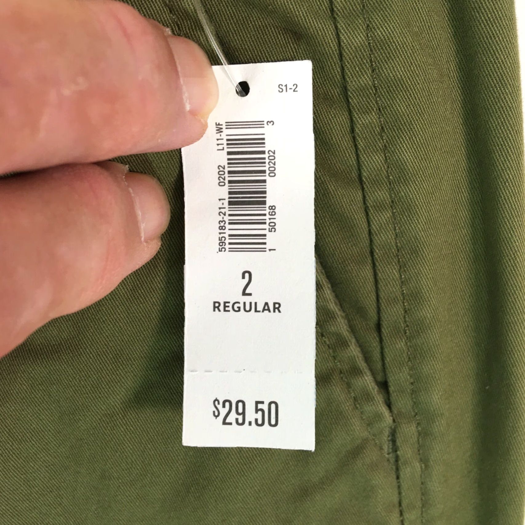 Old Navy Old Navy Womens Casual Regular Flat Front Straight Forest Green Jeans Size 2 Size 26" / US 2 / IT 38 - 7 Thumbnail