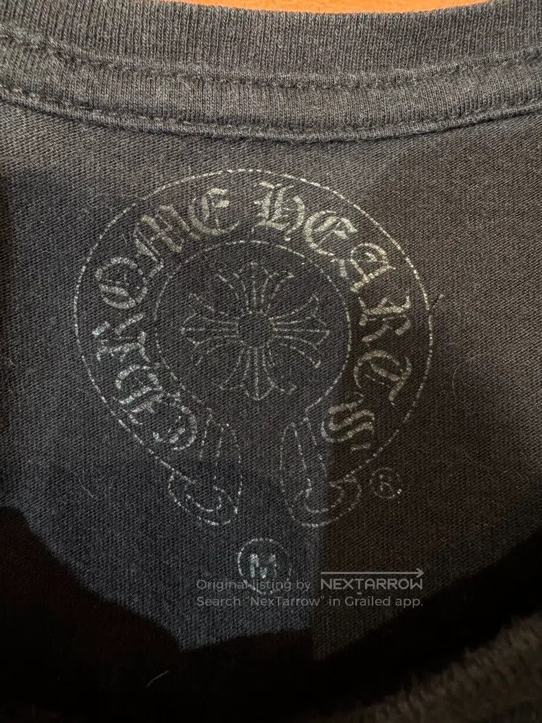 Chrome Hearts CHROME HEARTS Black V Neck Short Sleeve Size US M / EU 48-50 / 2 - 4 Thumbnail