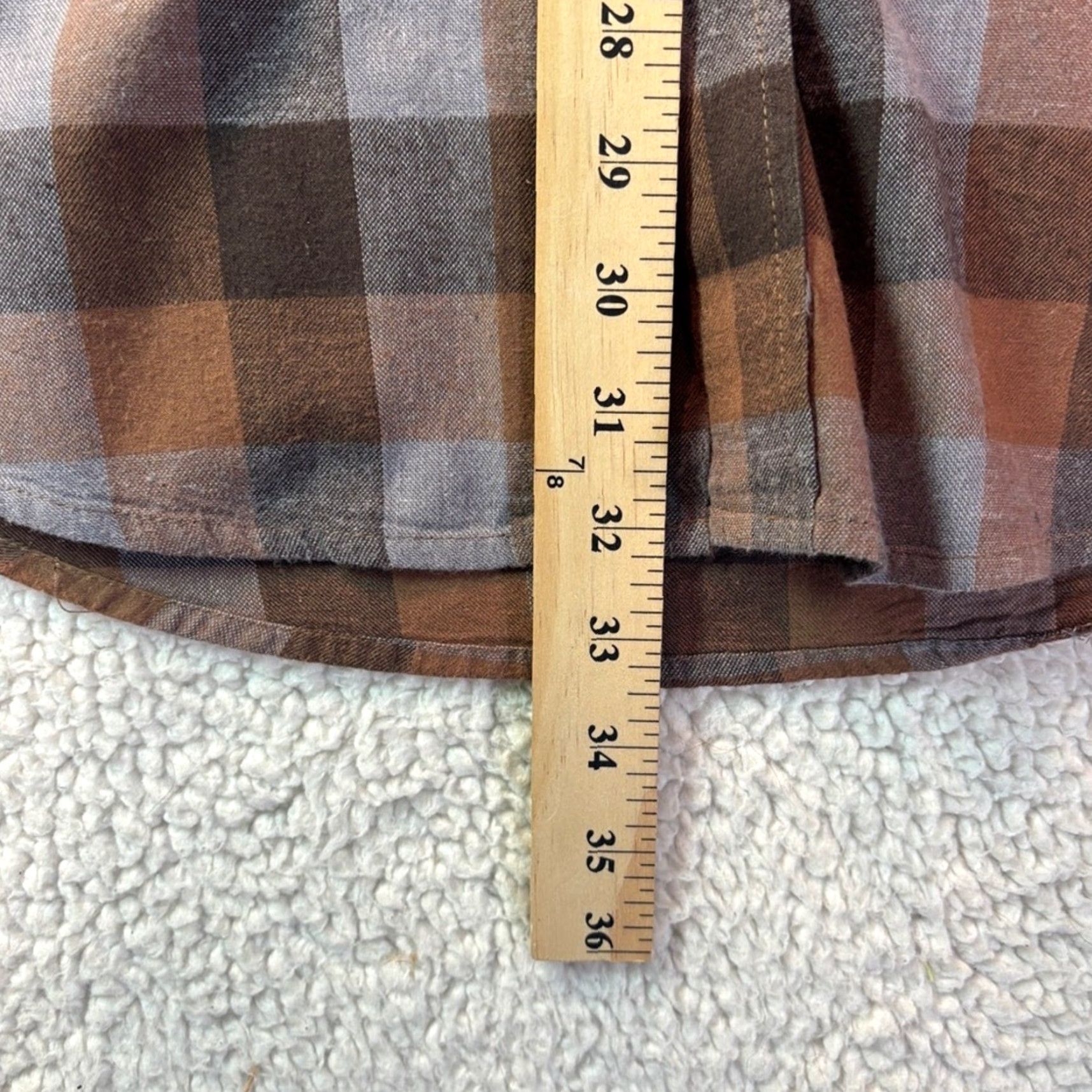 Stetson Stetson Shirt Plaid Flannel Western Brown Blue Pearl Snap Large L Long Sleeve Regular Mens Fall Double Flap Size US L / EU 52-54 / 3 - 7 Thumbnail