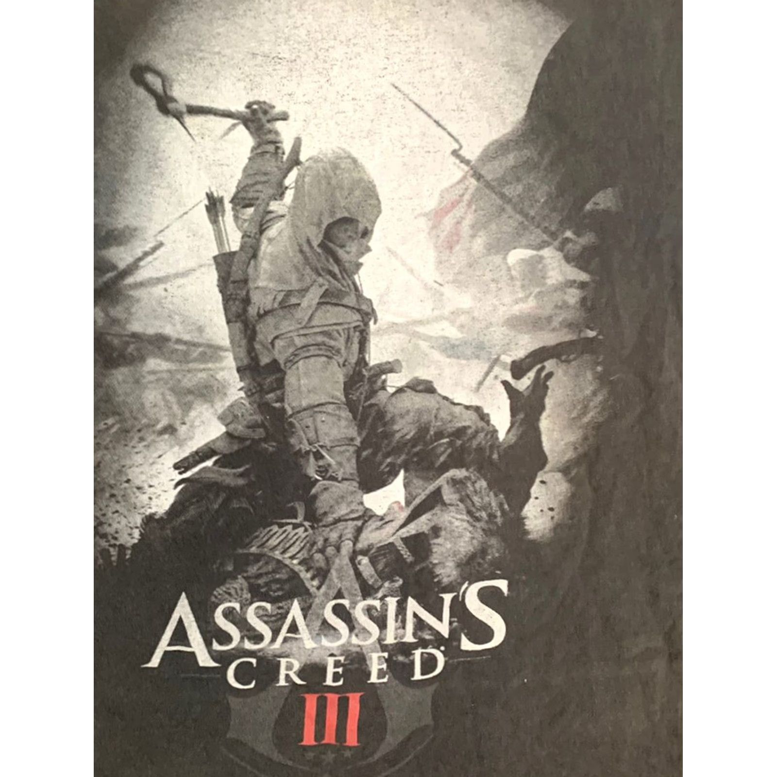 Vintage Assassins Creed III 2012 Promo Black T Shirt Mens Large Size US L / EU 52-54 / 3 - 2 Thumbnail