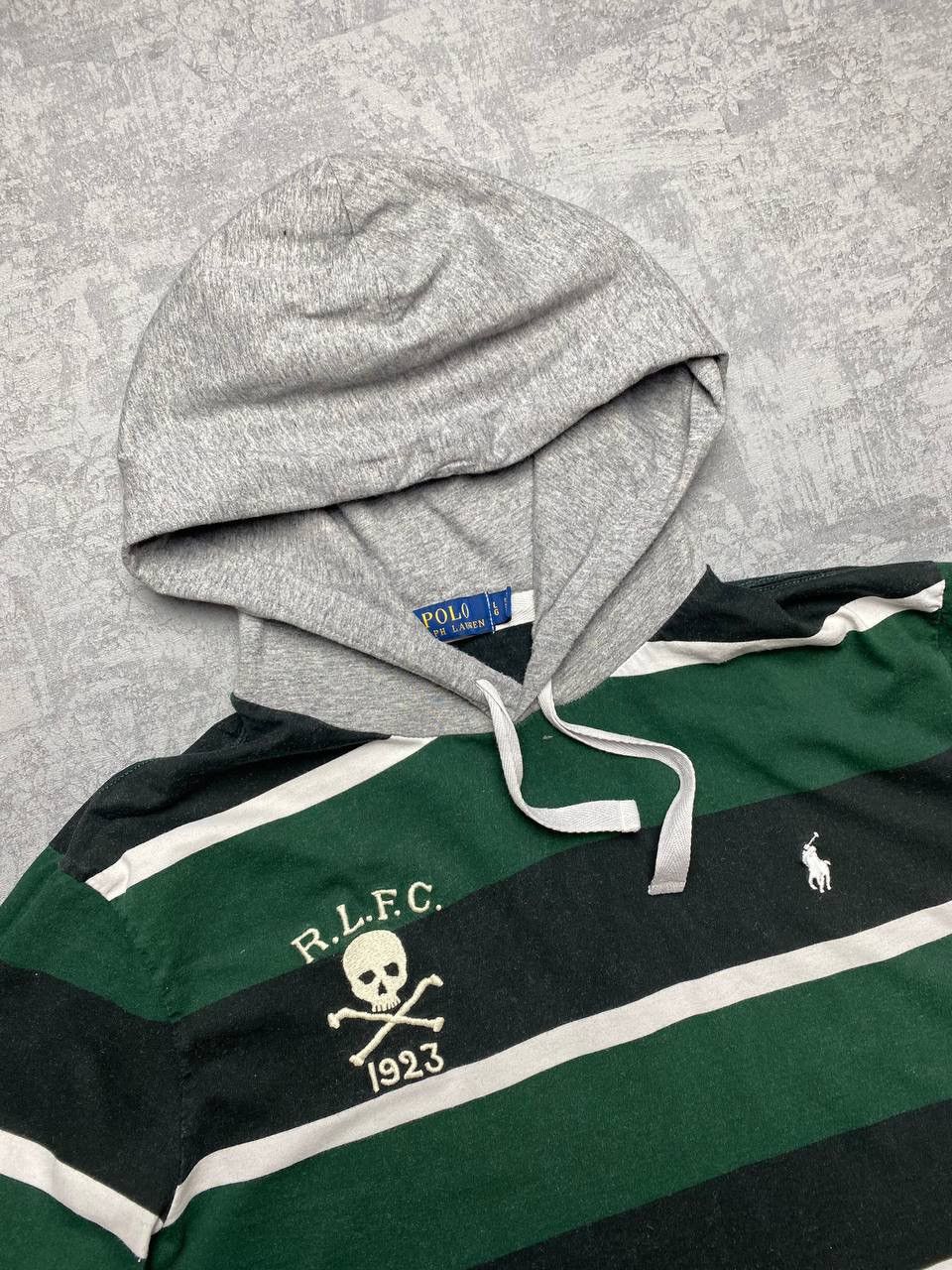 Polo Ralph Lauren Polo Ralph Lauren LS Long Sleeve Hooded Border "RLFC" Size US L / EU 52-54 / 3 - 2 Thumbnail