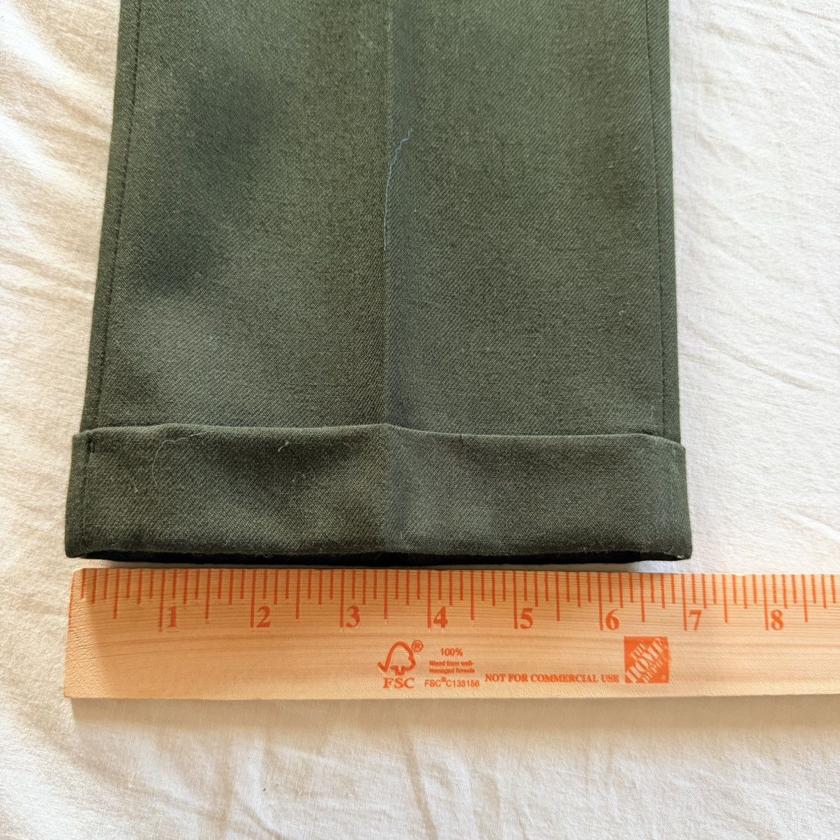 Levi's Vintage Clothing Vintage Levi’s Young Men's Sta-Prest 70s Olive Slacks Size US 30 / EU 46 - 9 Thumbnail