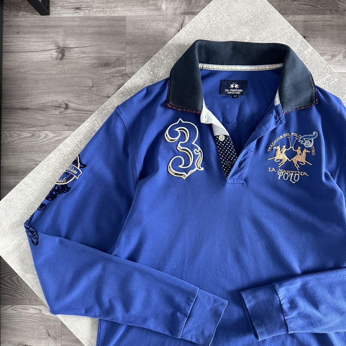 La Martina Vintage 00s La Martina Polo Rugby Buenos Aires rare y2k og Size US M / EU 48-50 / 2 - 4 Thumbnail