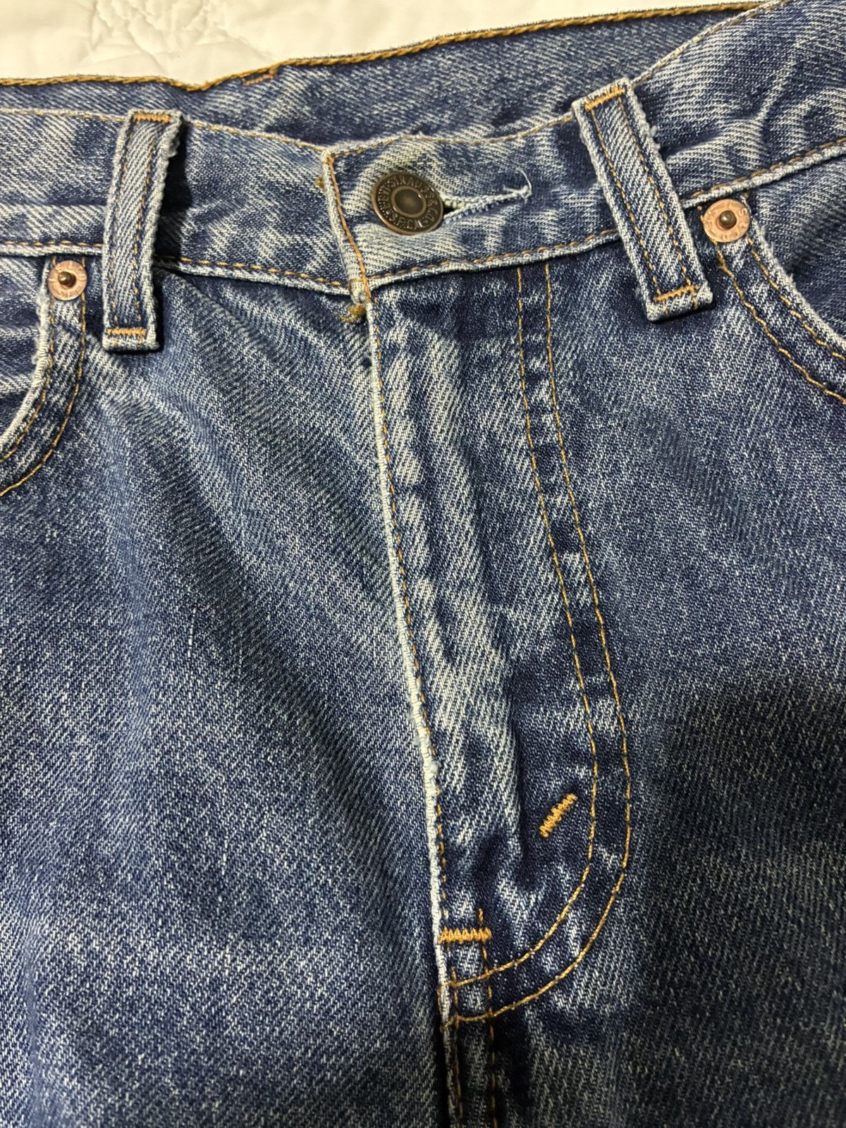 Other Vintage Levi's 553 Blue Jeans Insert Size W32 L32 Rigid Size US 32 / EU 48 - 3 Thumbnail