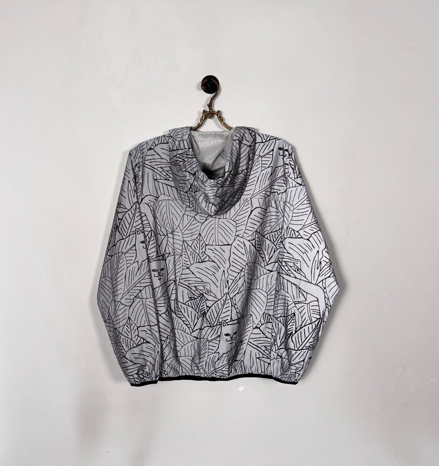 RIPNDIP RIPNDIP Vintage Printed Reflective Hooded Jacket Y2K Size US M / EU 48-50 / 2 - 16 Thumbnail