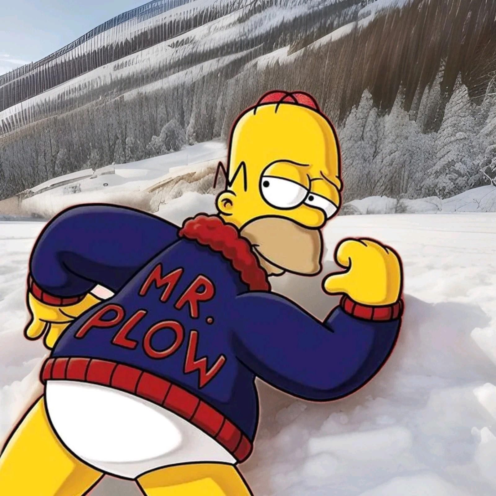 The Unbranded Brand Homer's Mr. Plow Jacket Size XL Size US XL / EU 56 / 4 - 2 Thumbnail