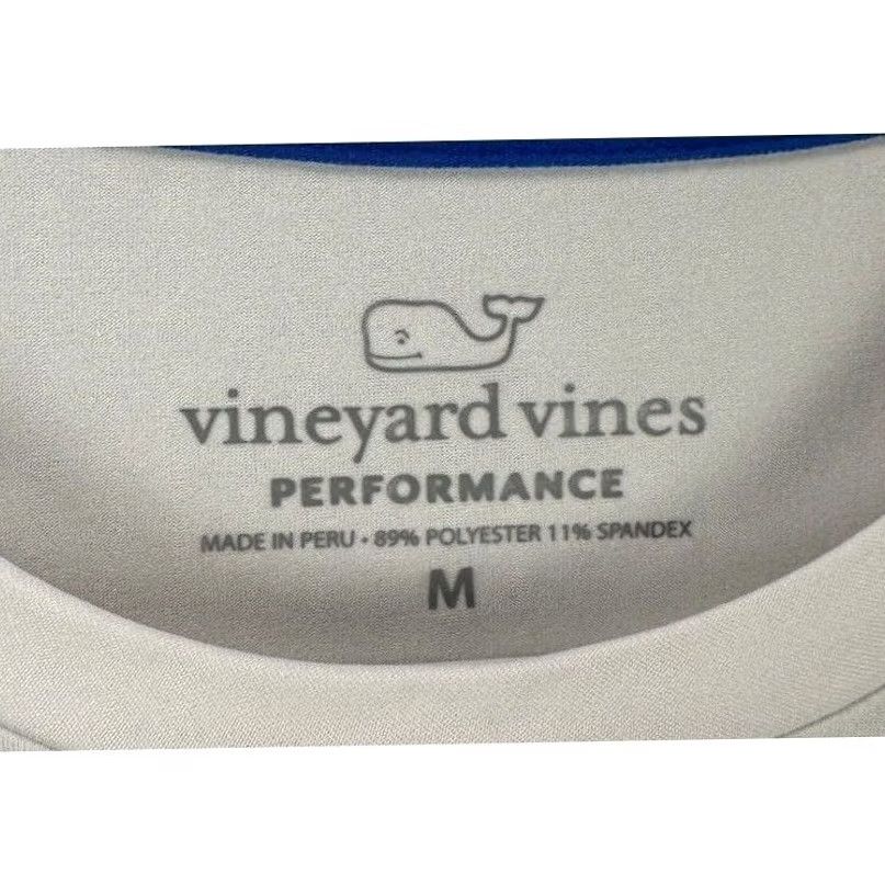 Vineyard Vines Vineyard Vines Shirt Mens Medium White Graphic VV 98 Sailing Performance Size US M / EU 48-50 / 2 - 5 Thumbnail