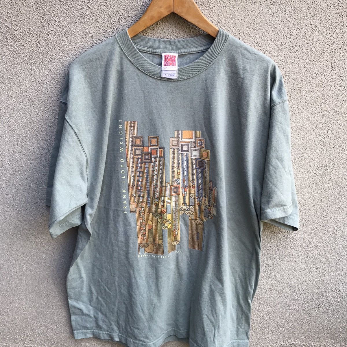 Arts & Science Vintage FRANK LLOYD WRIGHT art tee sculpture Size US XL / EU 56 / 4 - 2 Thumbnail